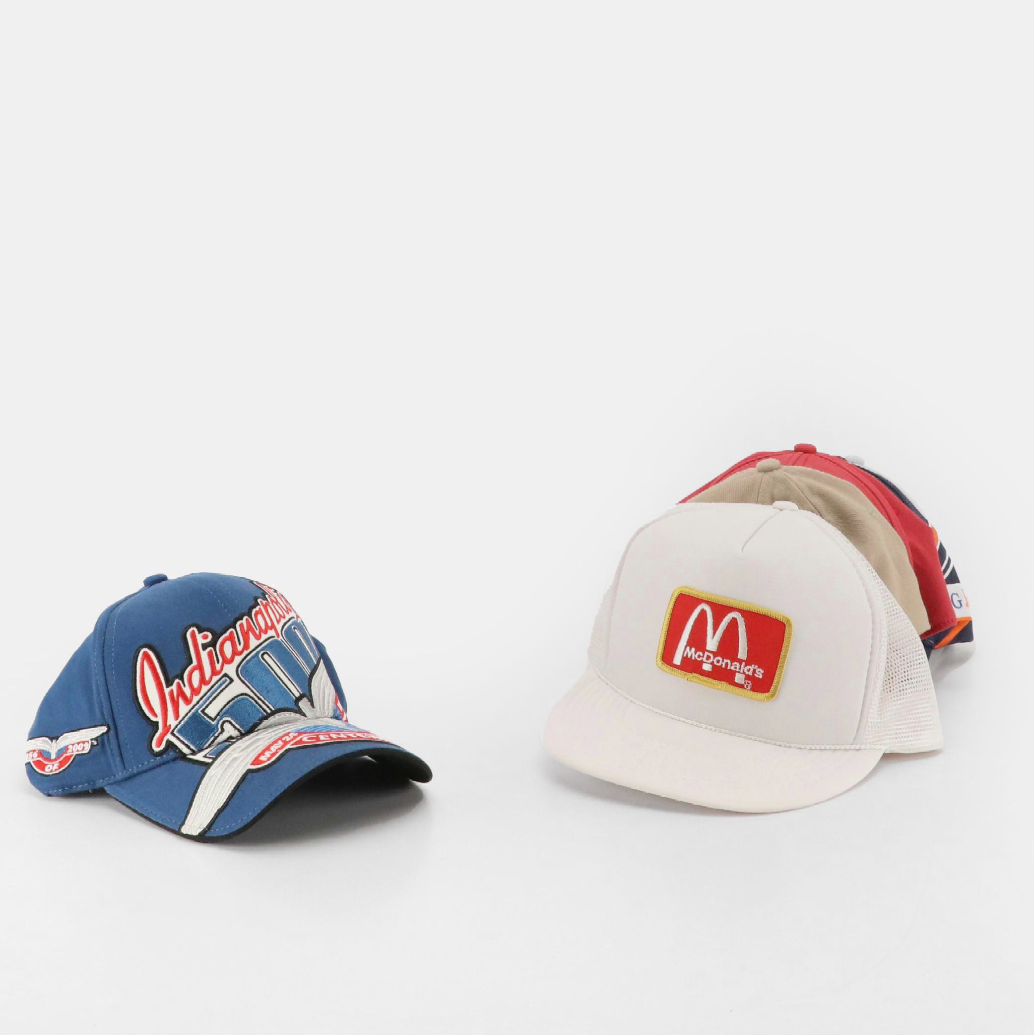 Indianapolis 500, McDonald's, BMW, and Newman Haas Lanigan Racing Baseball Caps