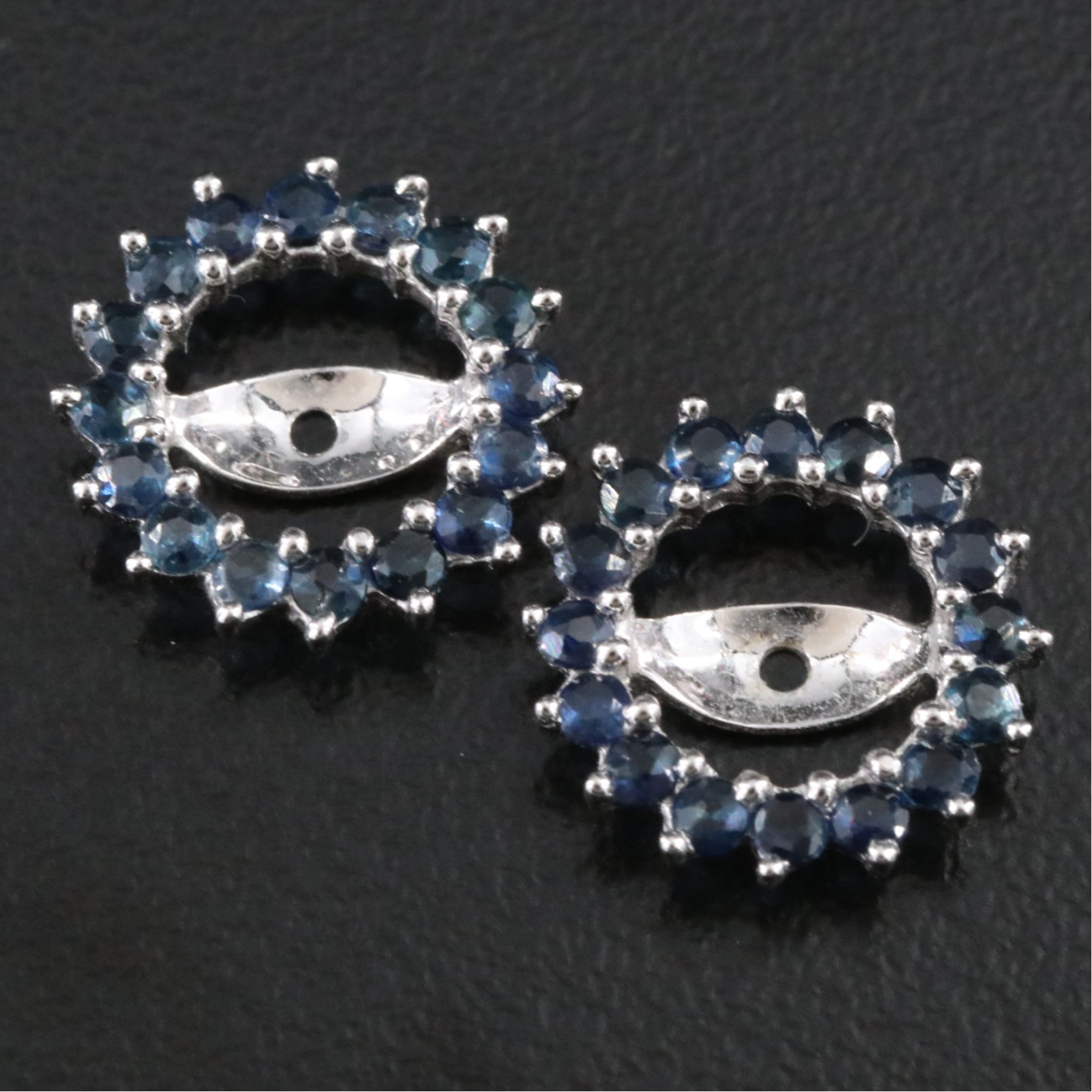 14K Sapphire Stud Earring Enhancers