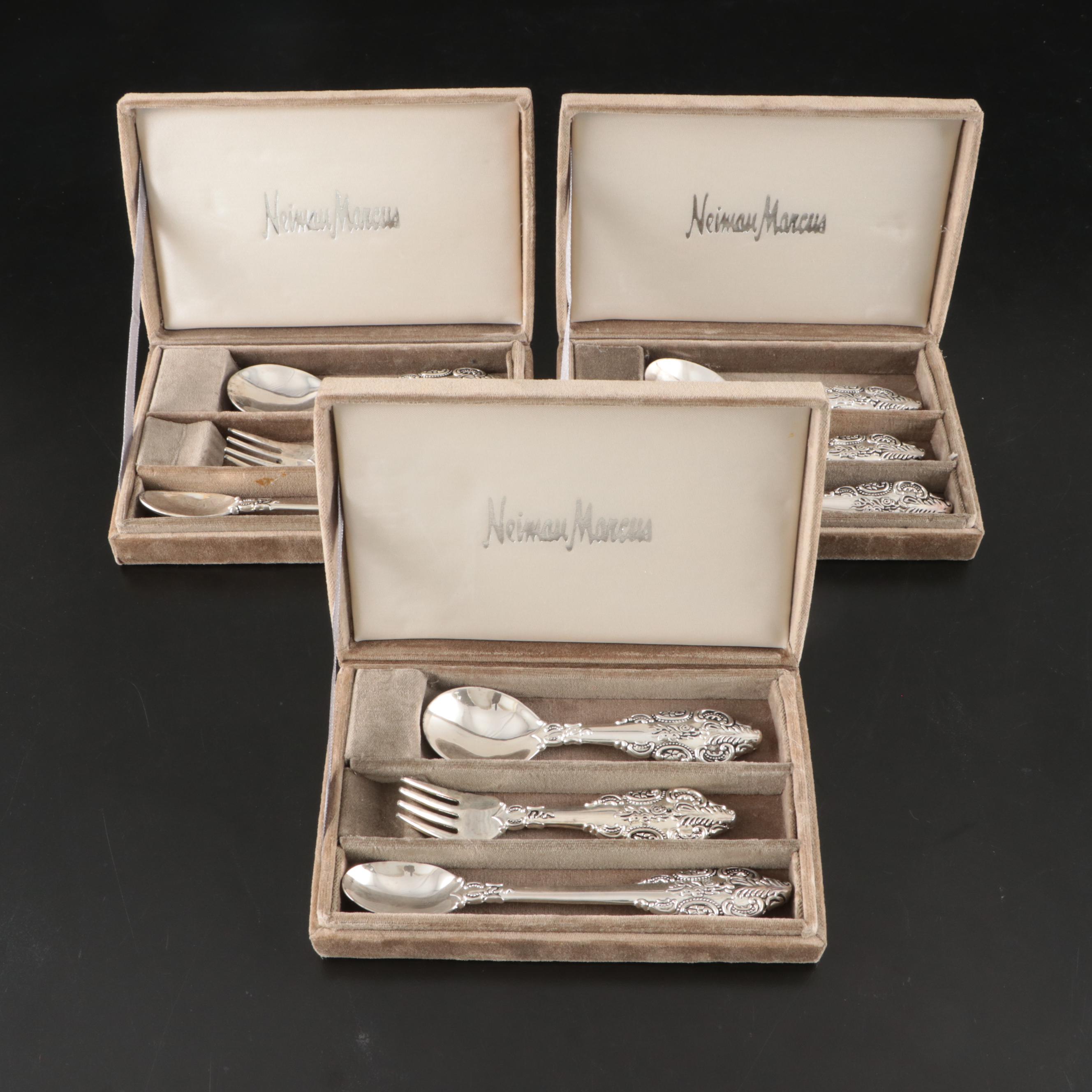 Godinger Figural and Floral Handle Silver Plate Flatware