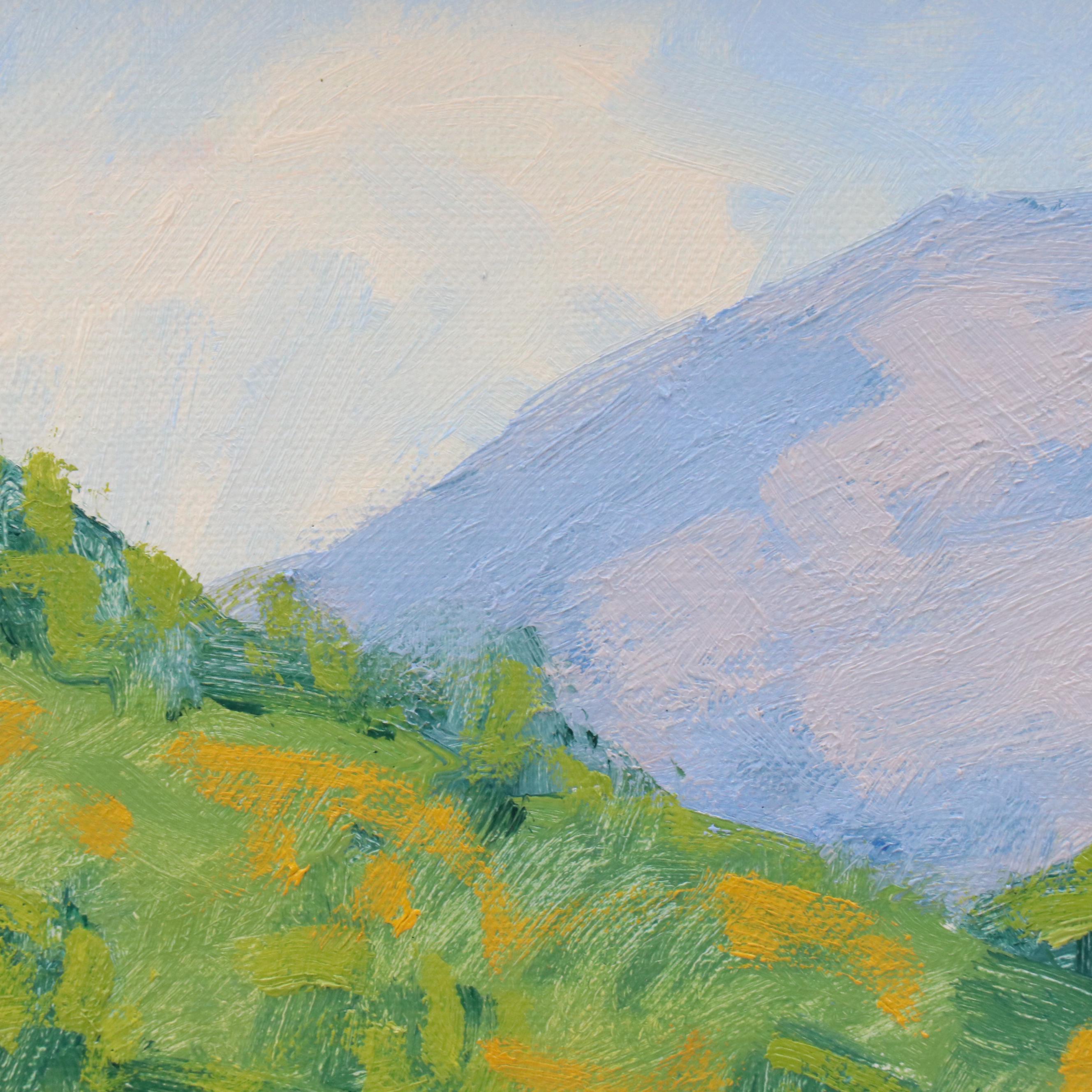 Marc A. Graison Landscape Oil Painting "Golden Valley," 2025