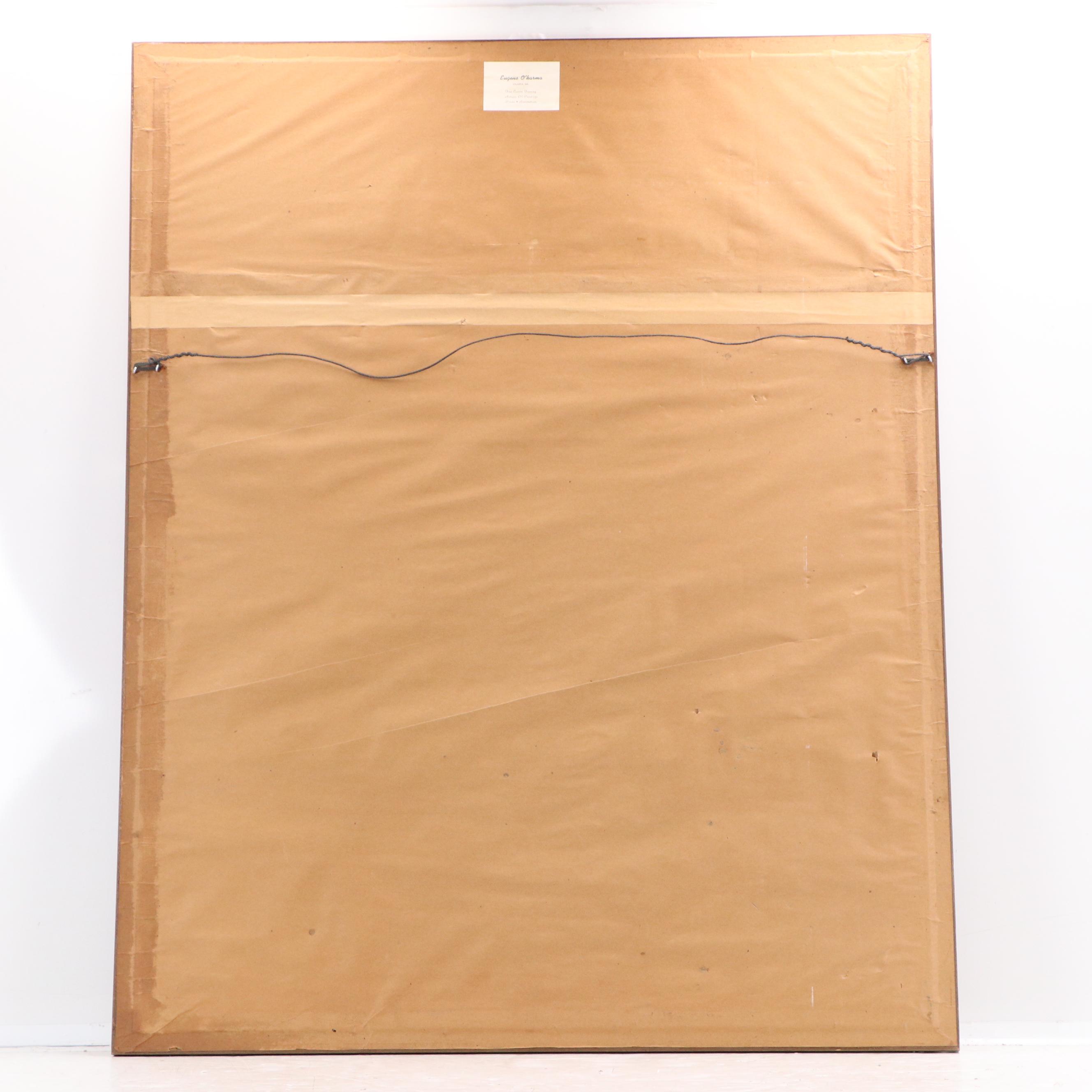 East Asian School Gouache Painting with Plum Blossoms and Pheasants