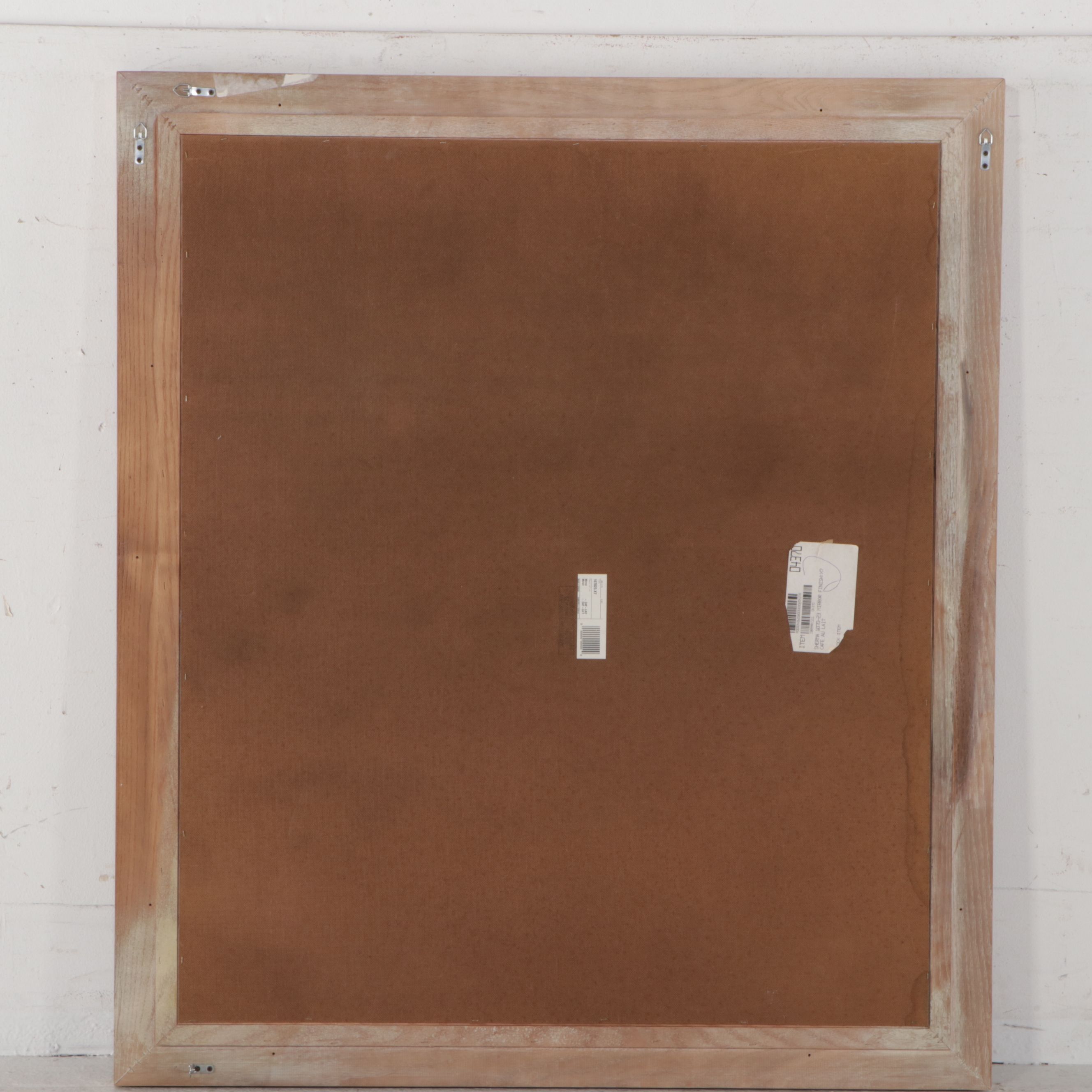 Contemporary Wood Framed Wall Mirror