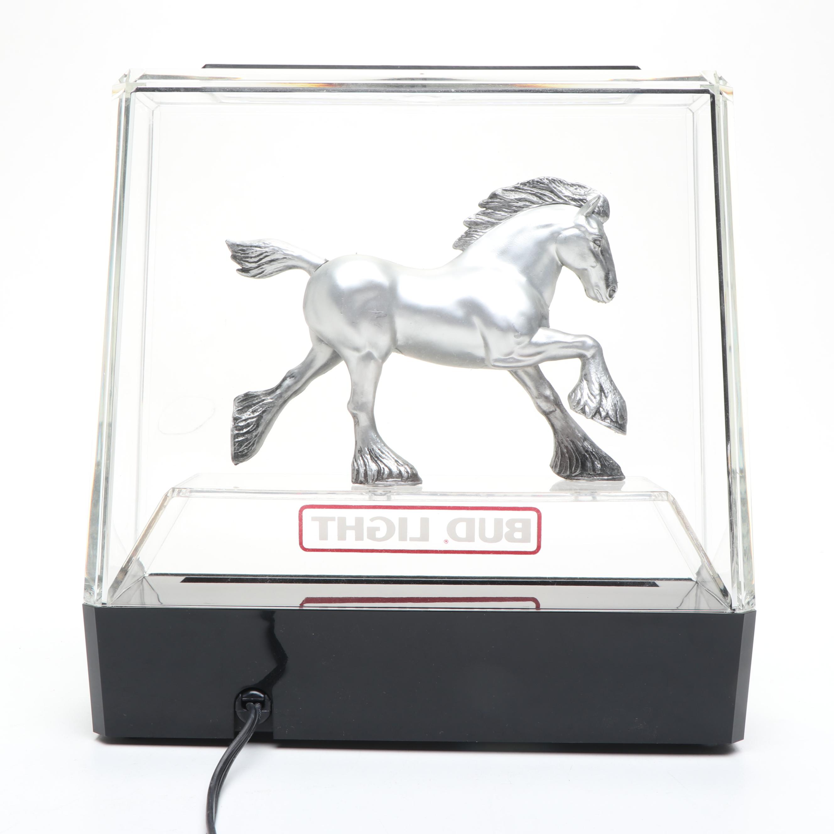 Budweiser Light Clydesdale Table Lamp