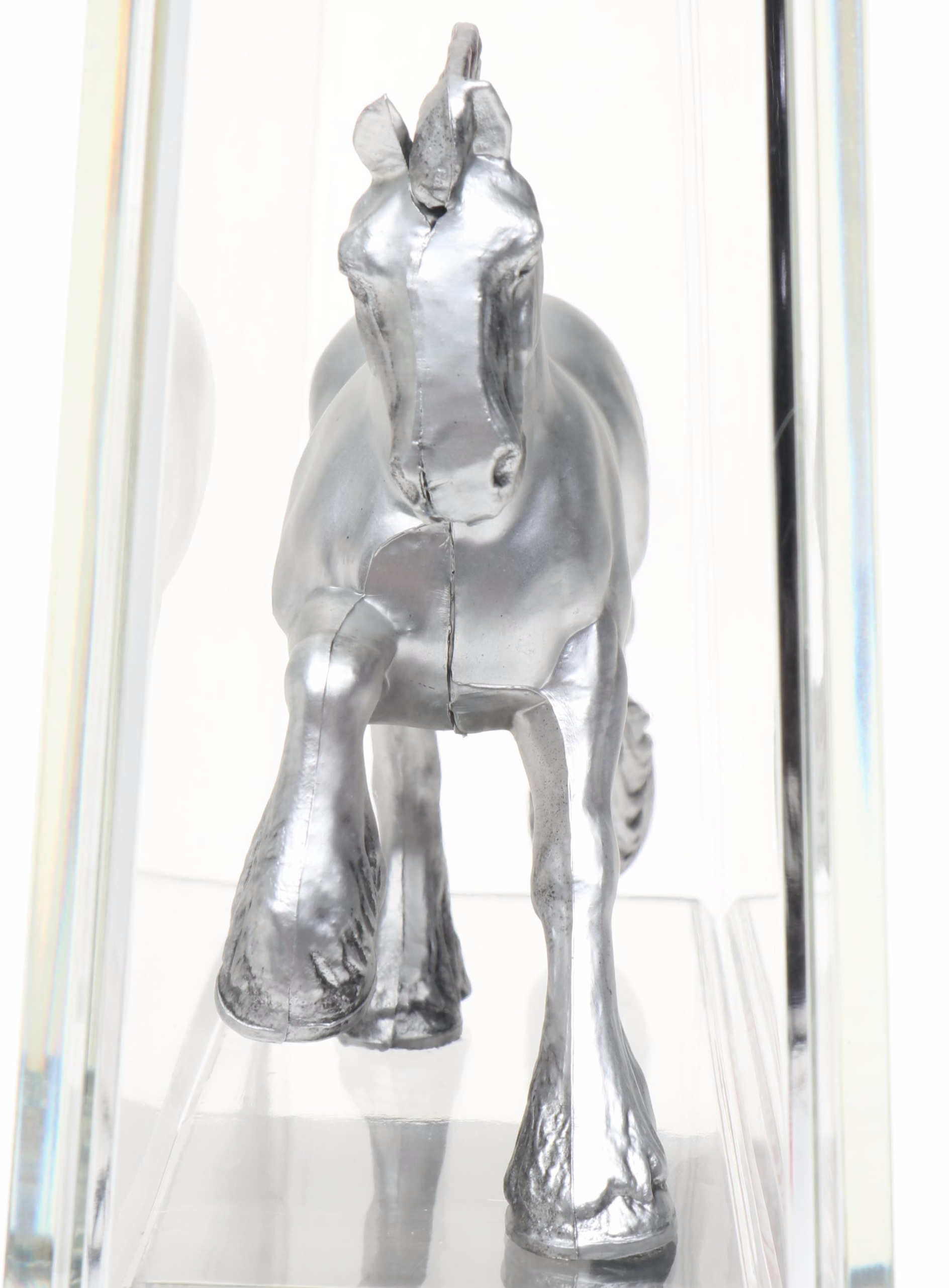 Budweiser Light Clydesdale Table Lamp