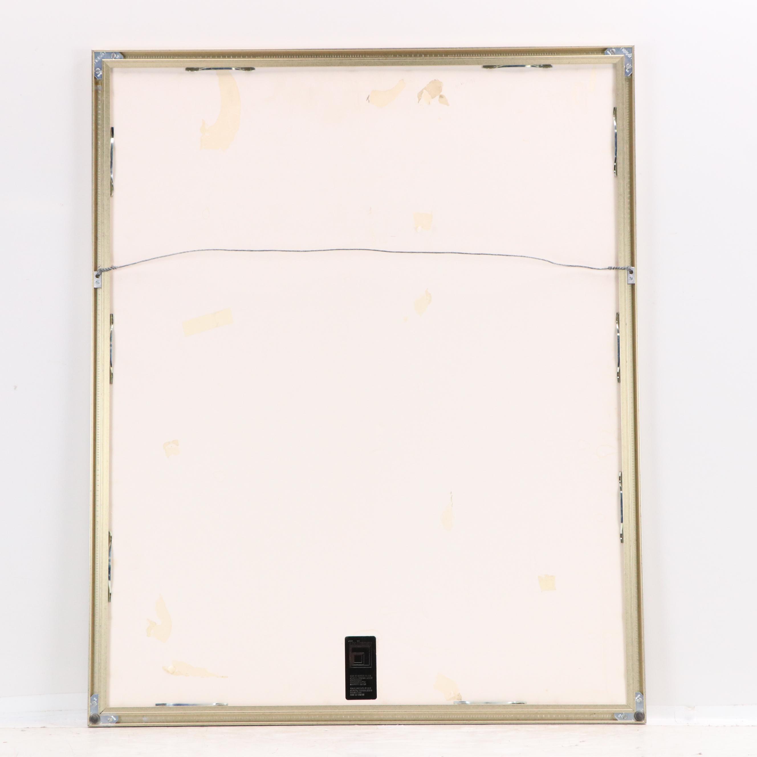 Serge Samama Serigraph of Peacock "Le Rêve," 1983