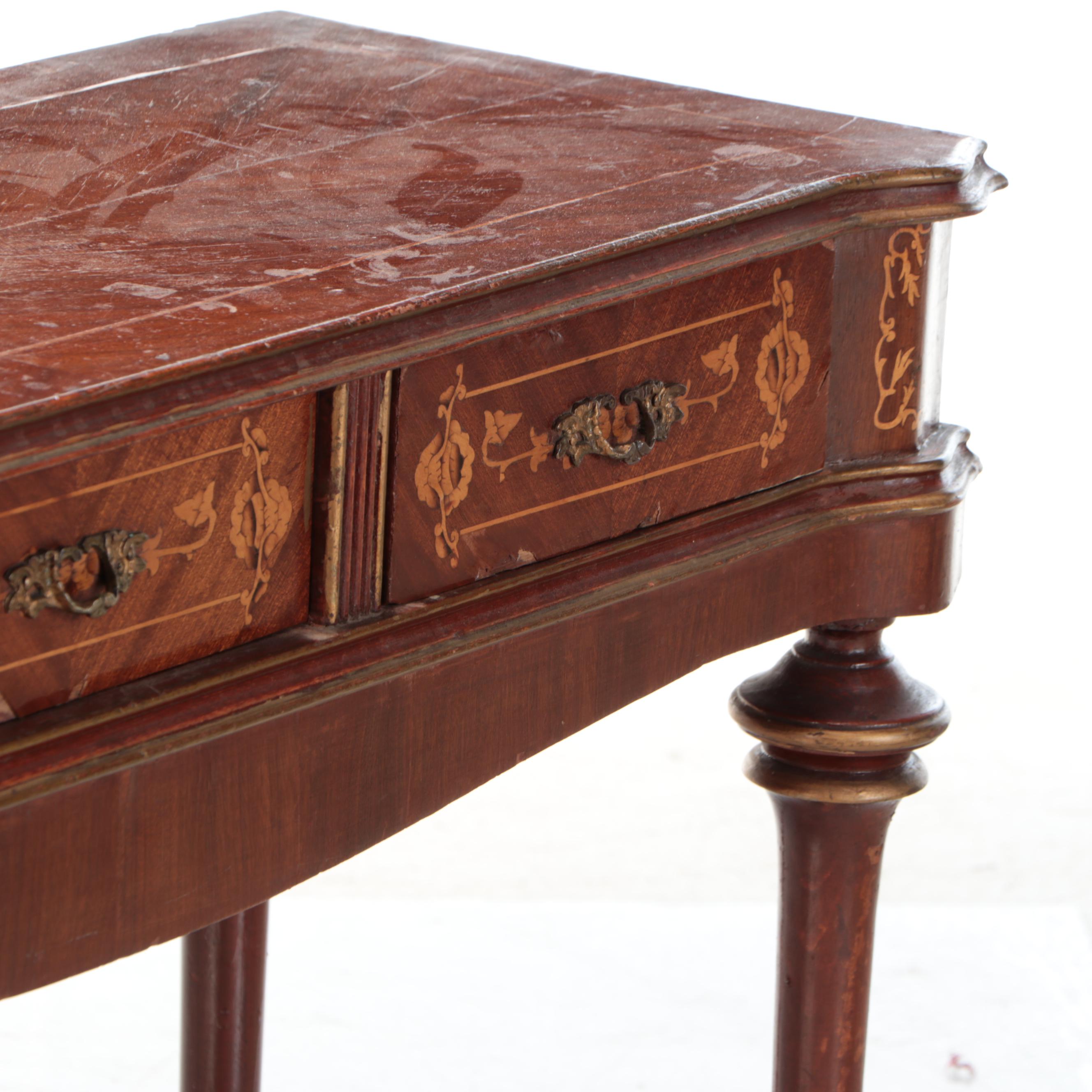 Louis XVI Style Mahogany Writing Desk