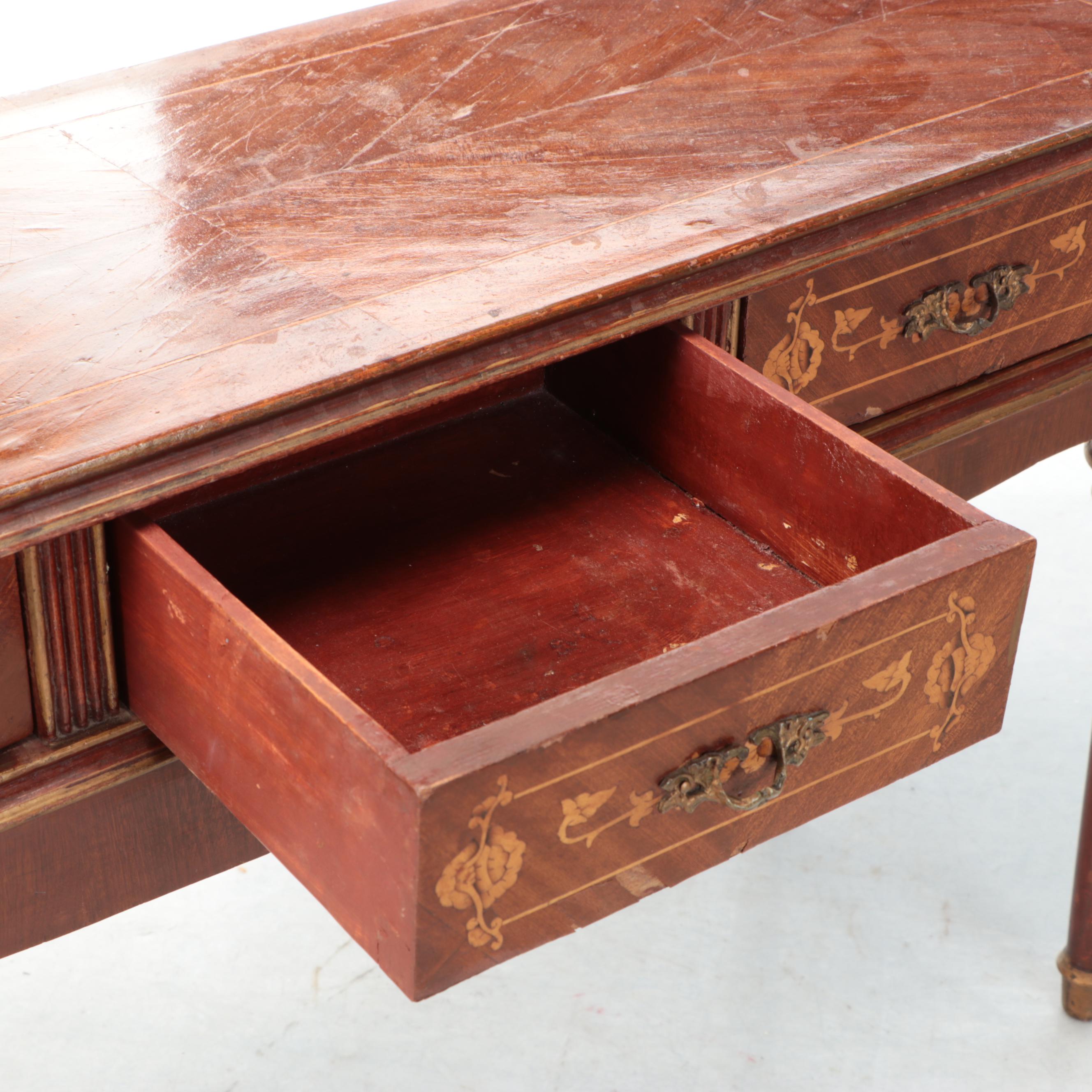 Louis XVI Style Mahogany Writing Desk