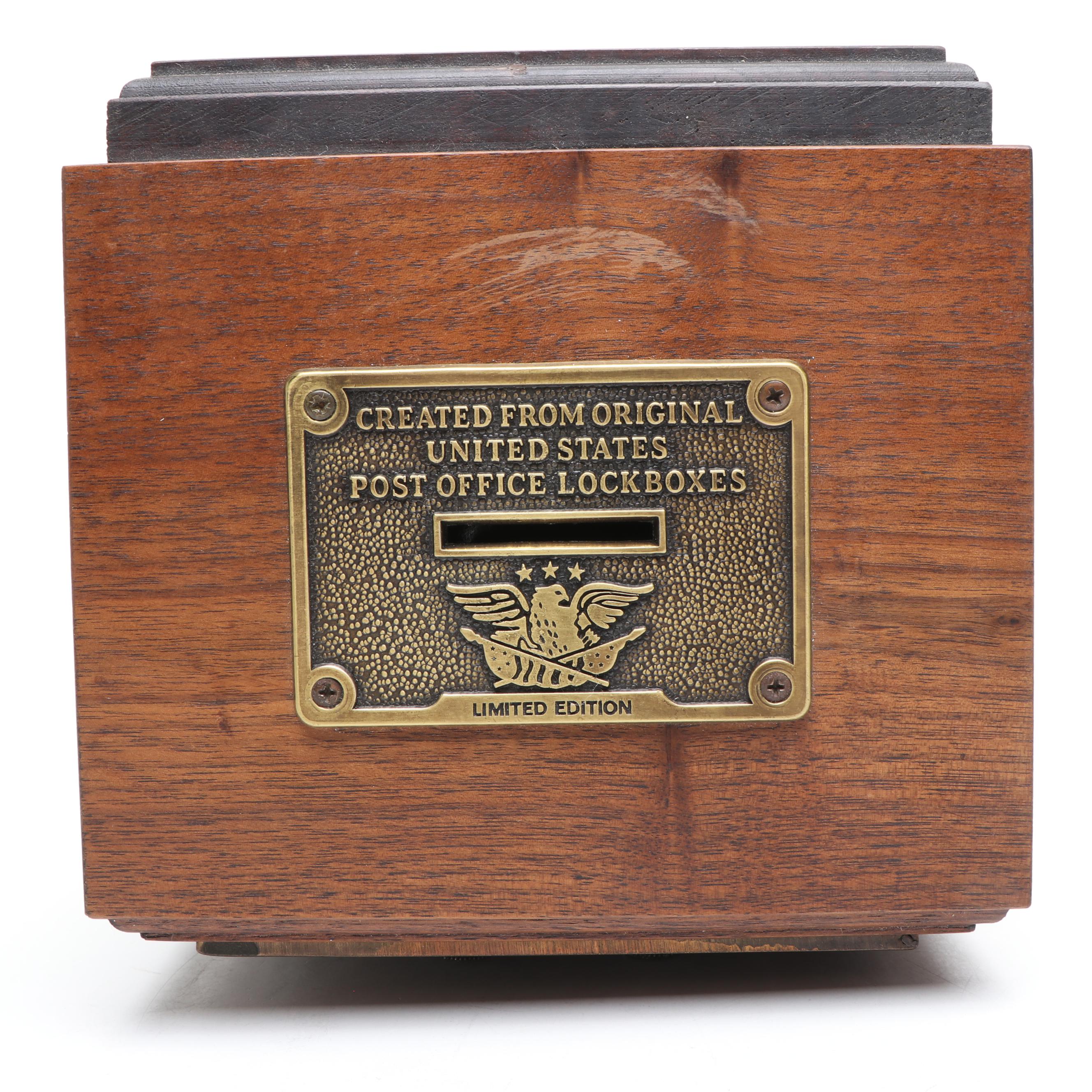 Handcrafted Limited Edition United States Post Office Lockbox