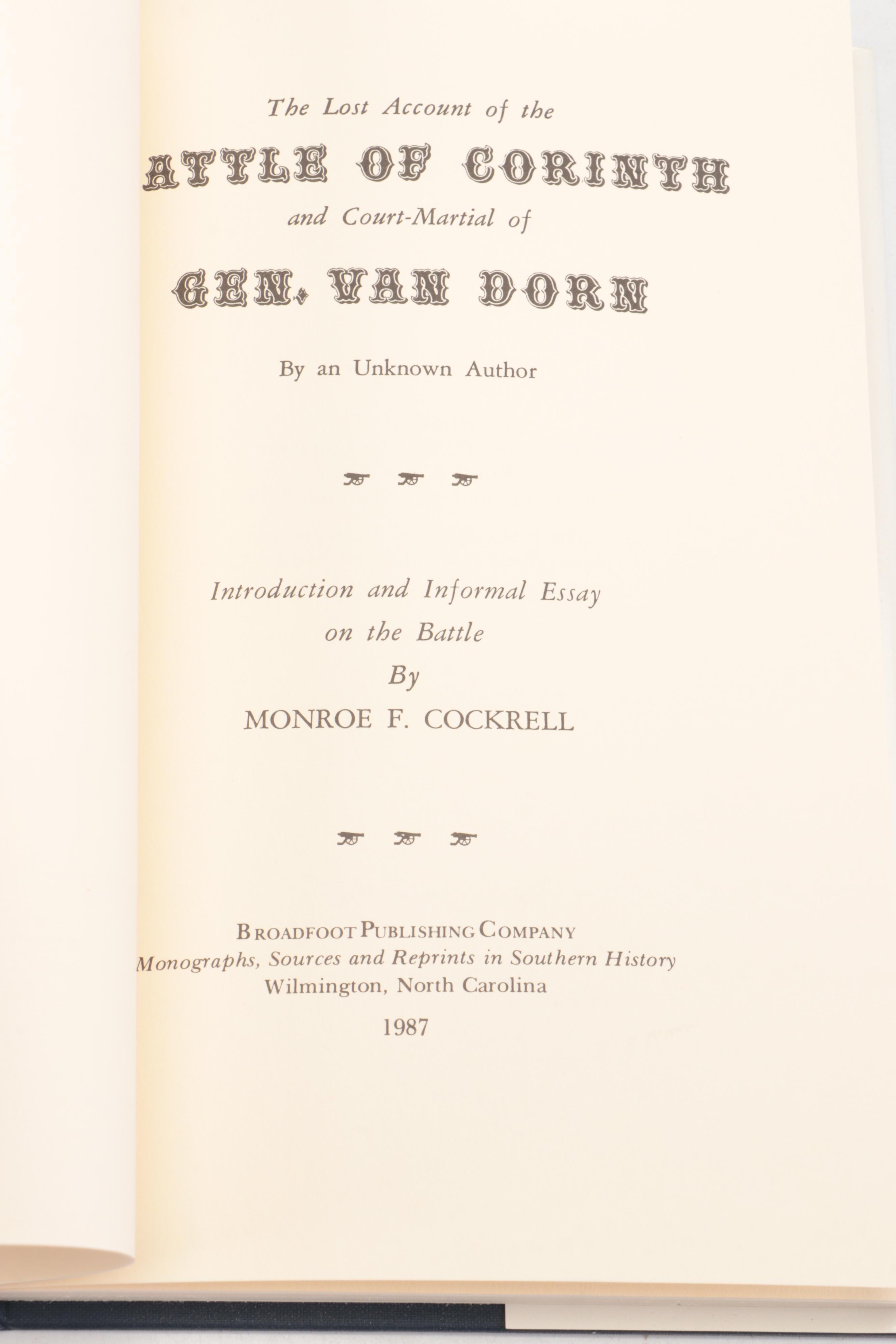 First Edition "The Darkest Days of the War" and More Civil War Books