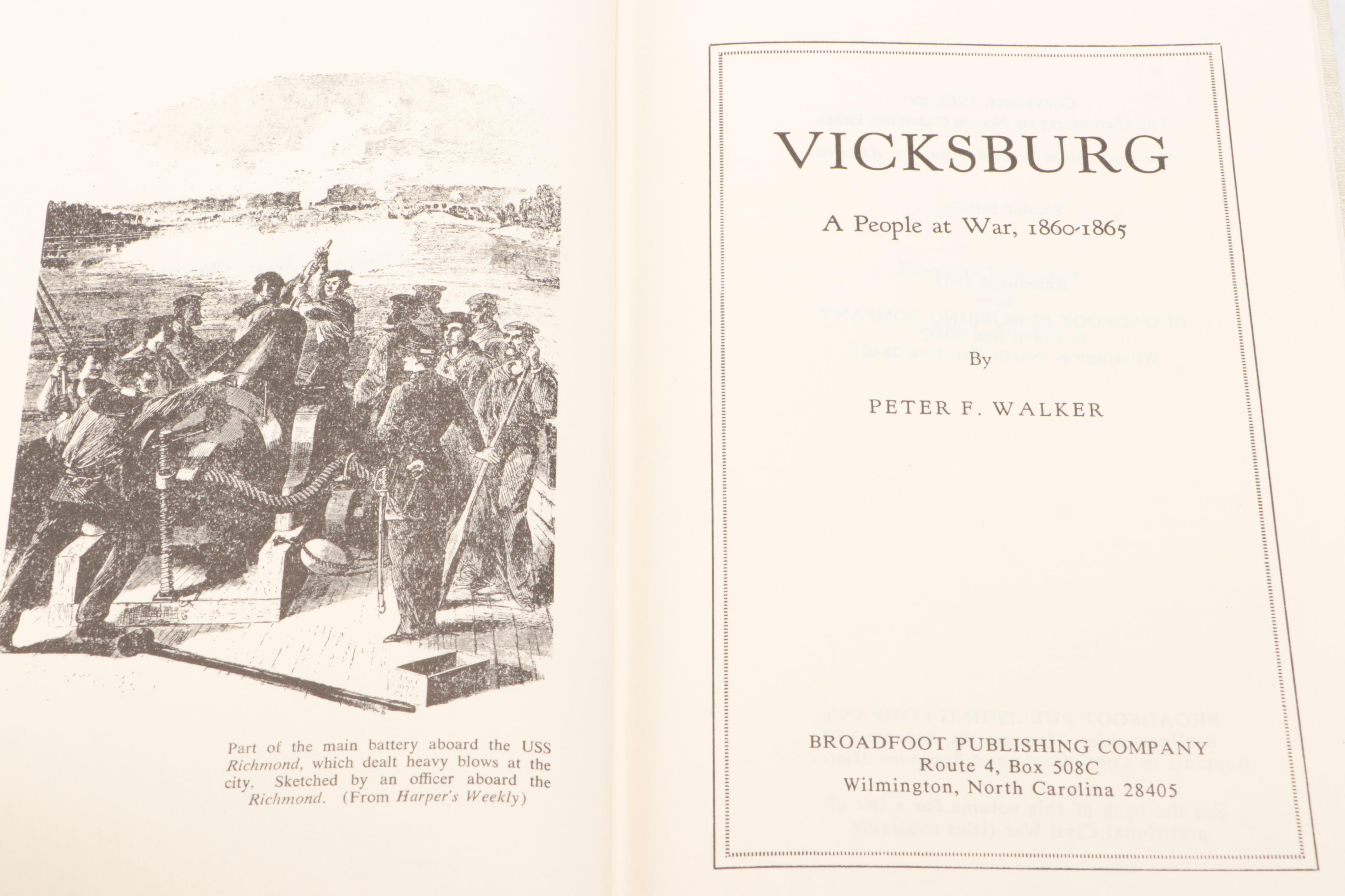 First Edition "The Darkest Days of the War" and More Civil War Books