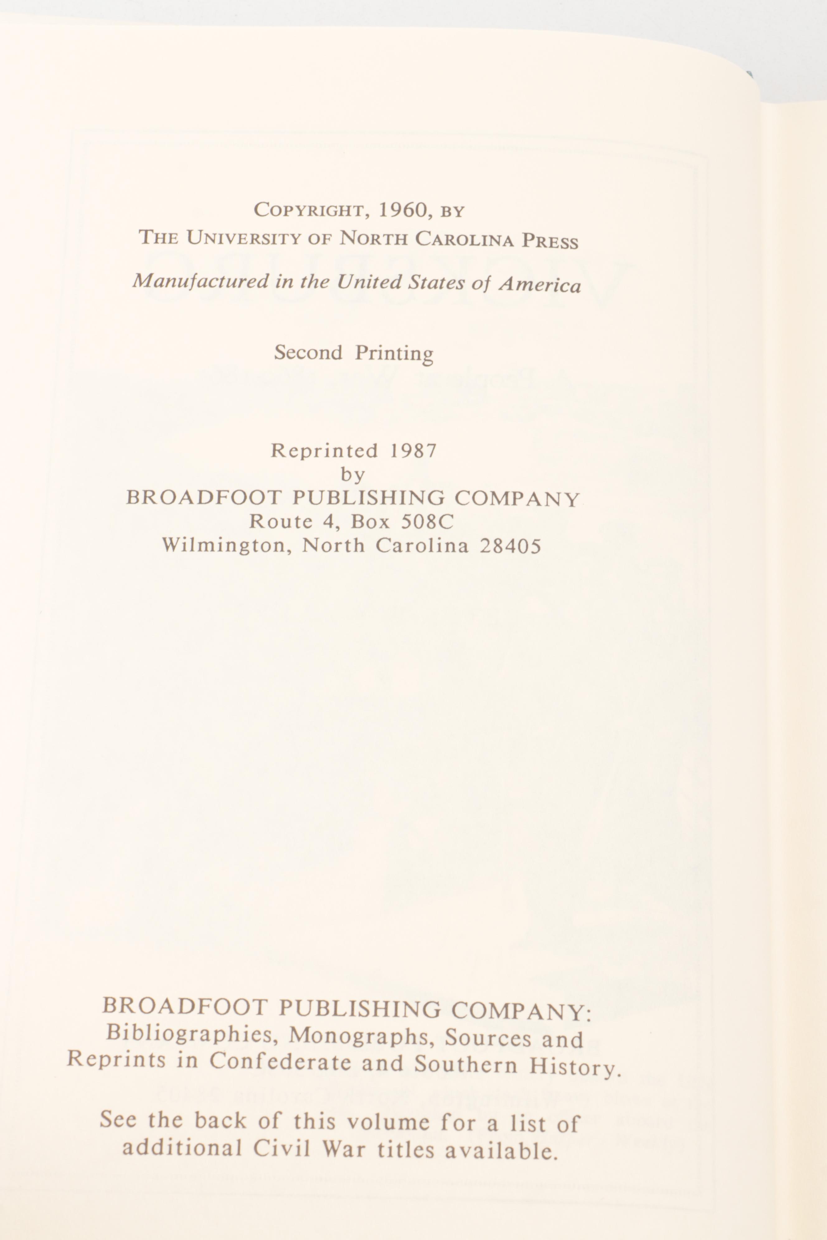 First Edition "The Darkest Days of the War" and More Civil War Books