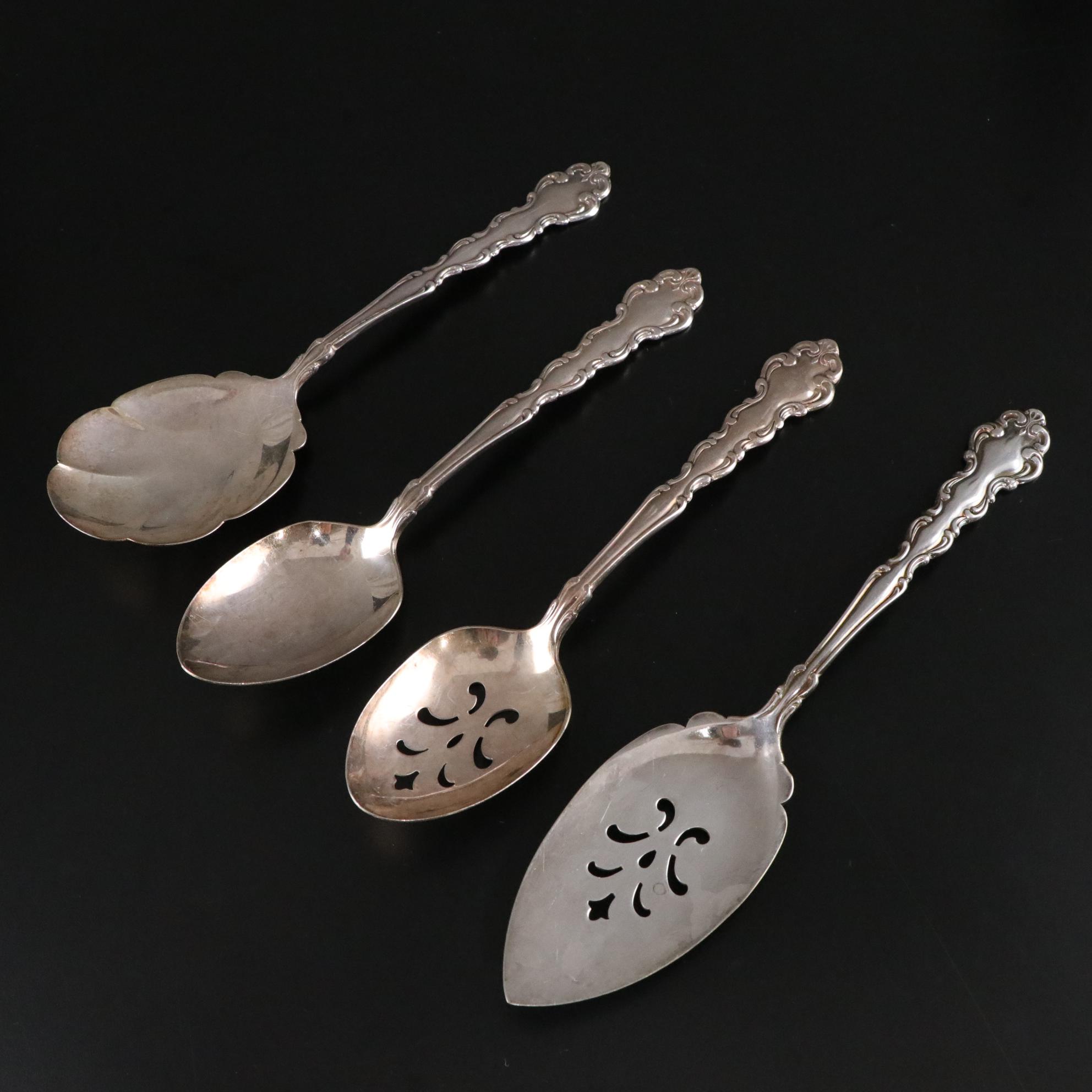 Oneida Community "Baroque" Silver Plate Flatware, Mid-20th Century