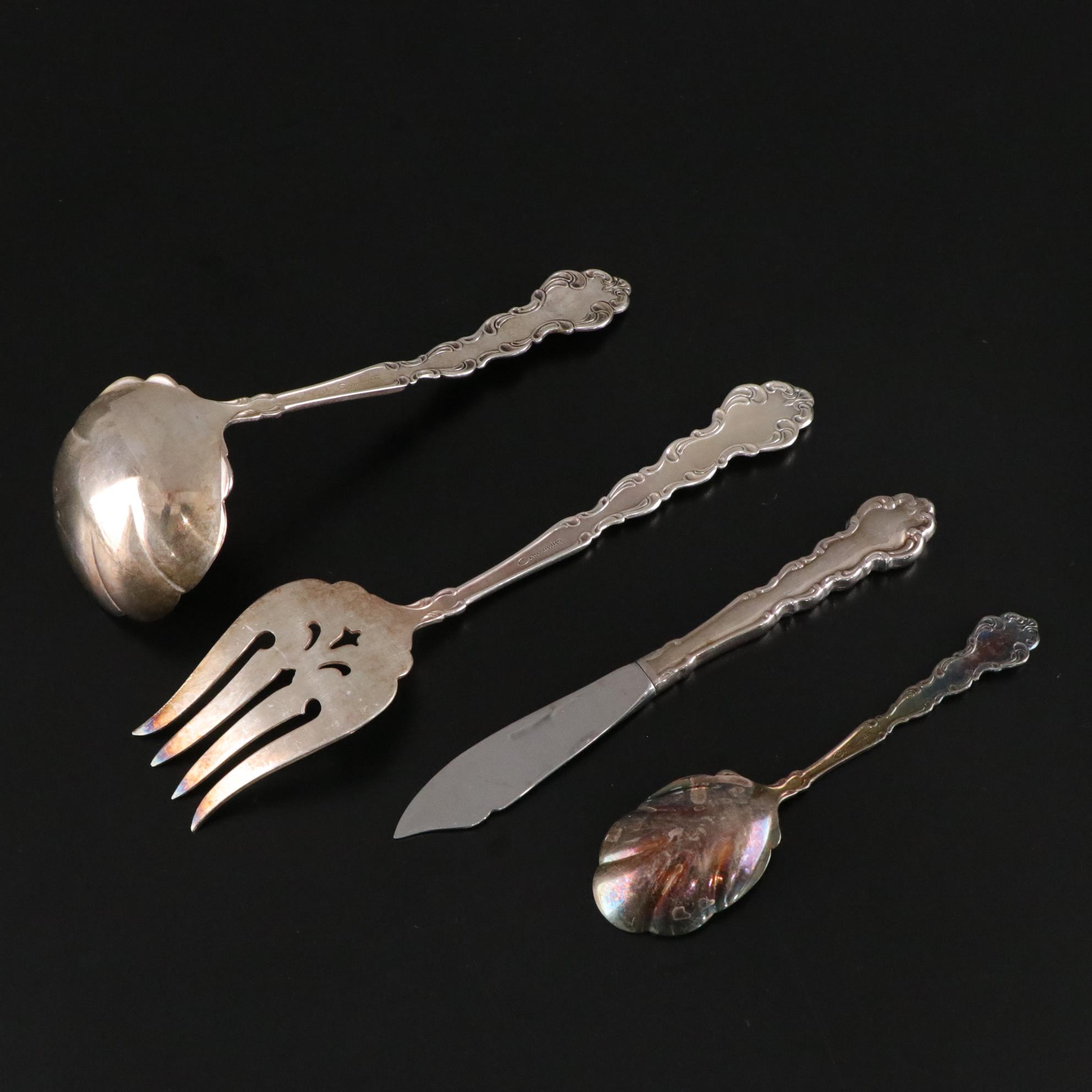 Oneida Community "Baroque" Silver Plate Flatware, Mid-20th Century