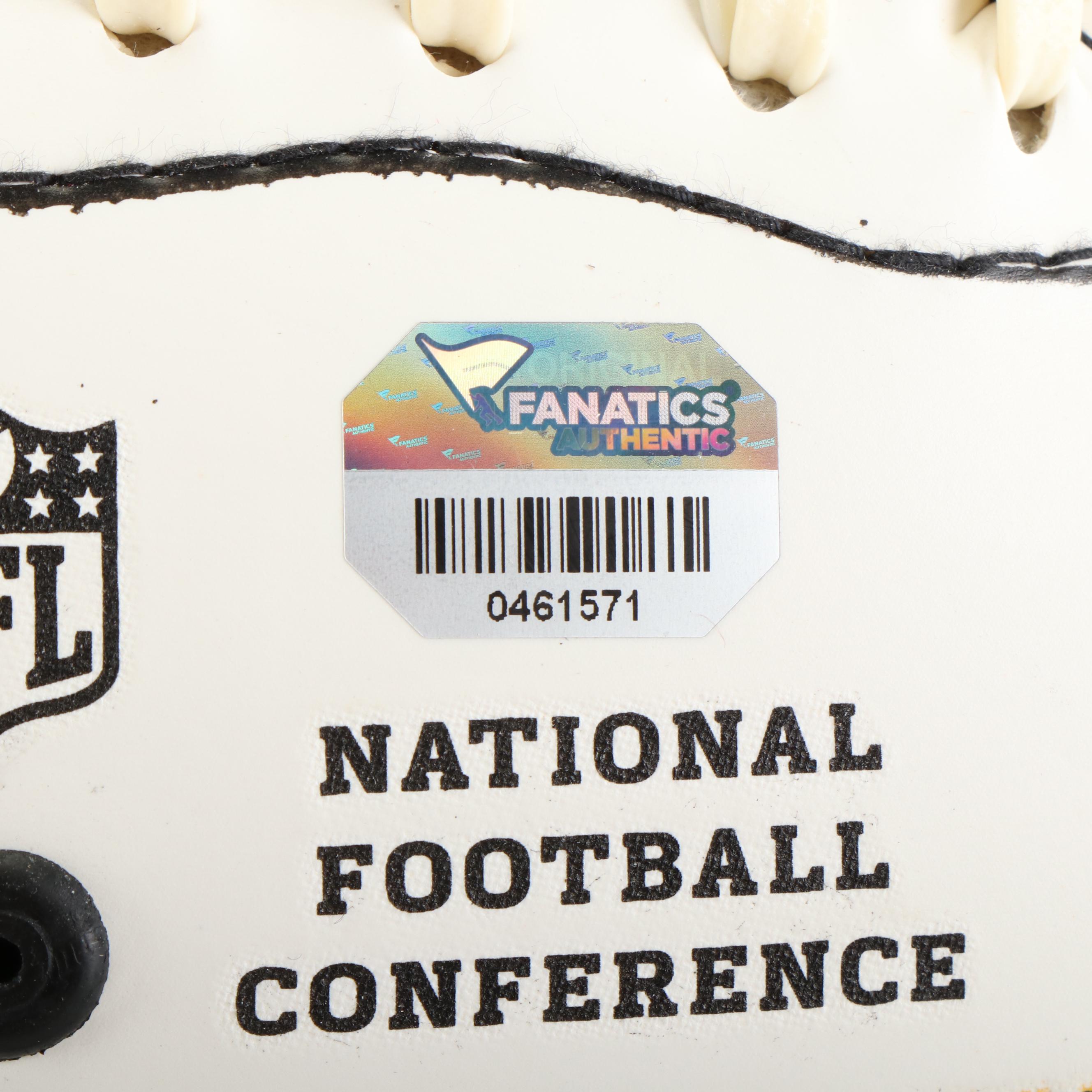 Peyton Manning Signed Wilson Football with Superbowl XLIX Display, Fanatics