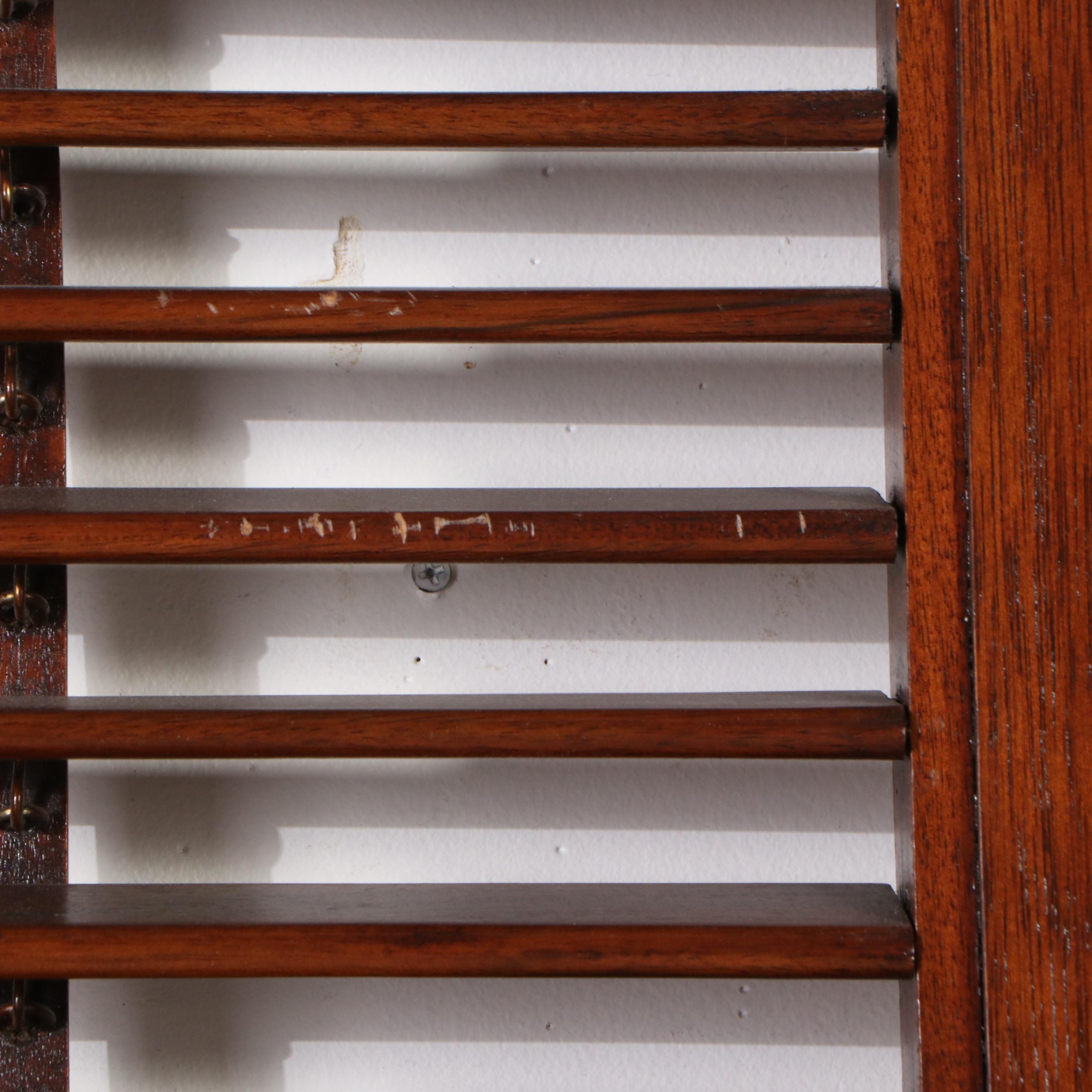 Louvered Wood Accordion Doors