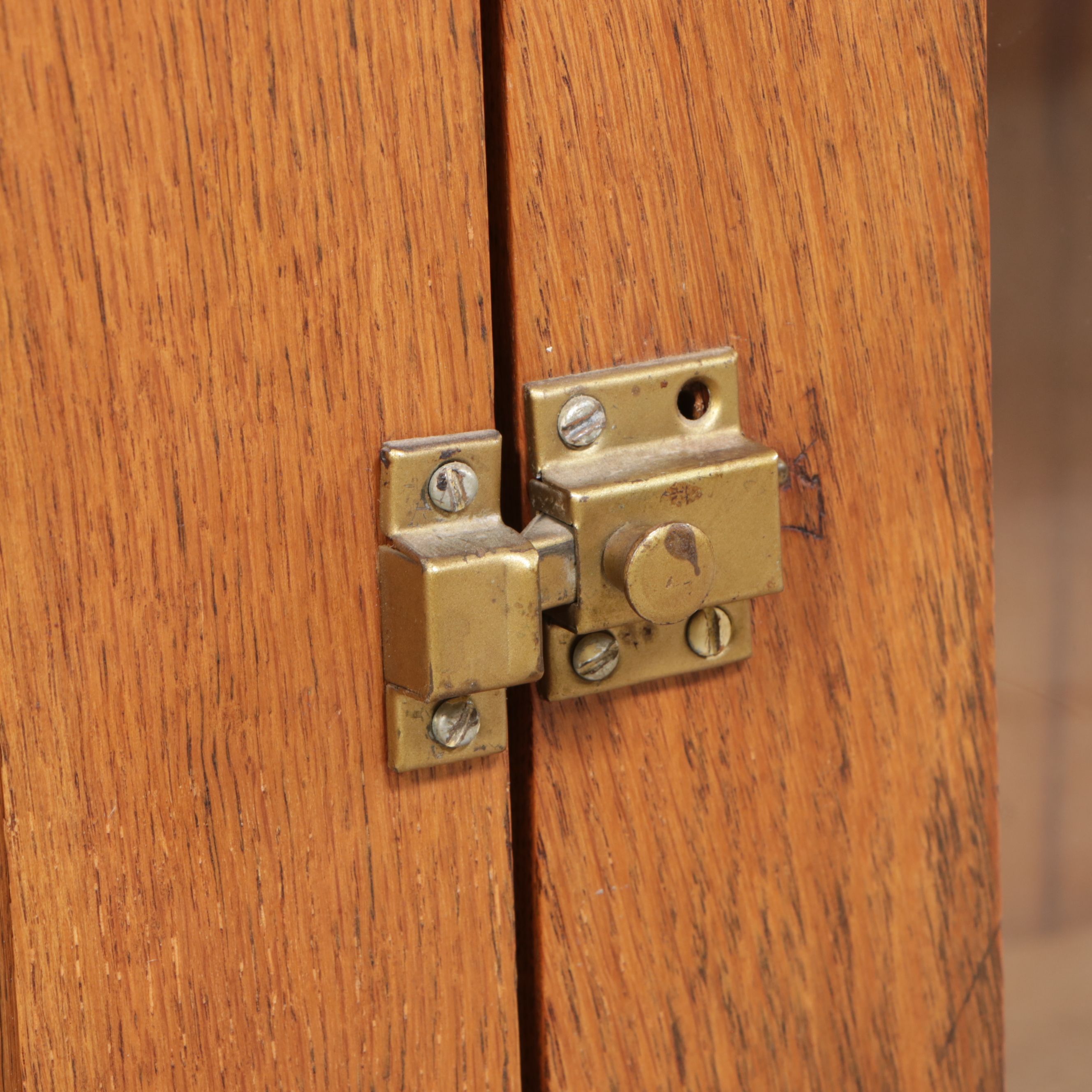 Late Victorian Oak Drop-Front Desk with Hutch, Early 20th Century