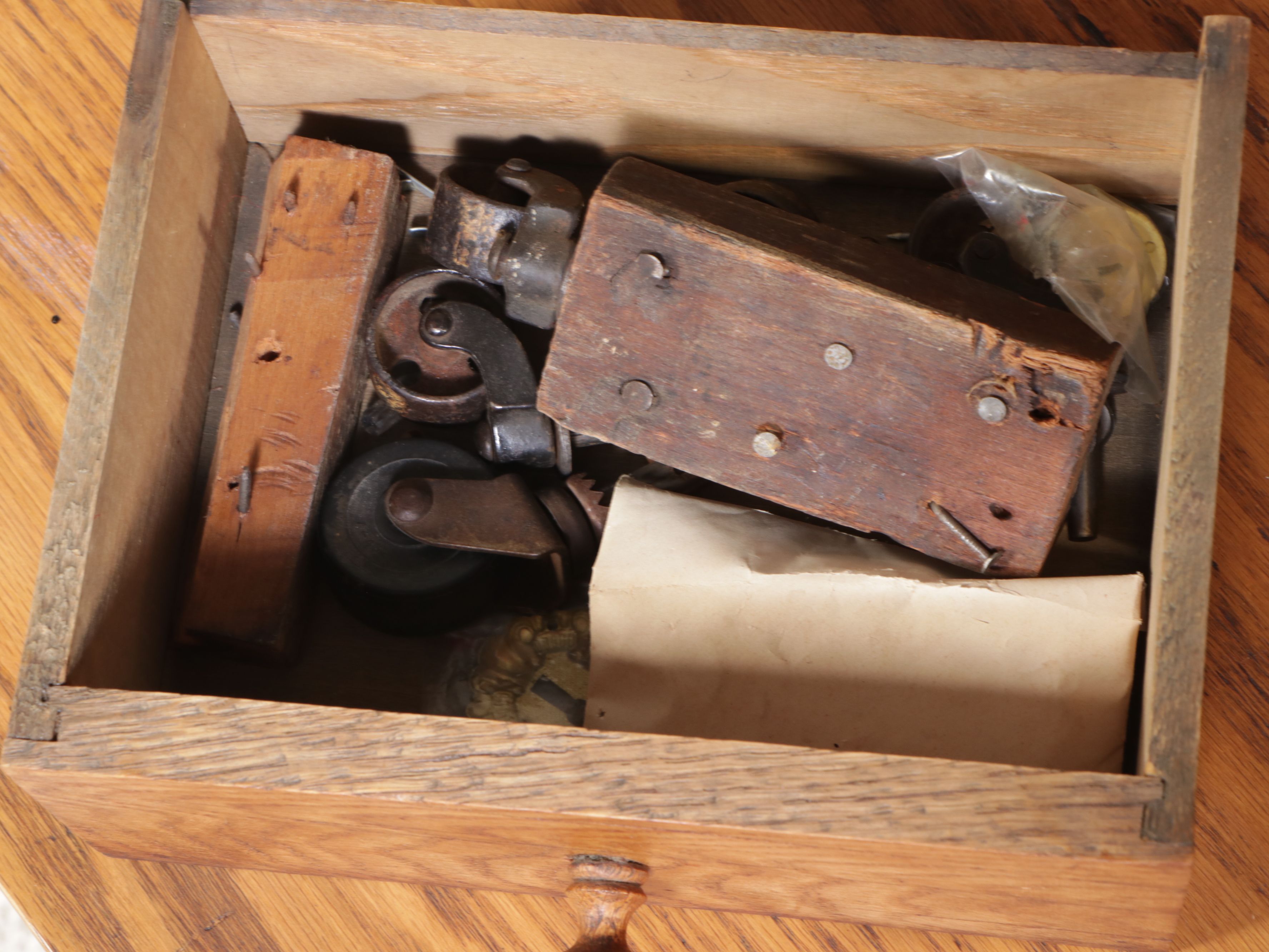 Late Victorian Oak Drop-Front Desk with Hutch, Early 20th Century