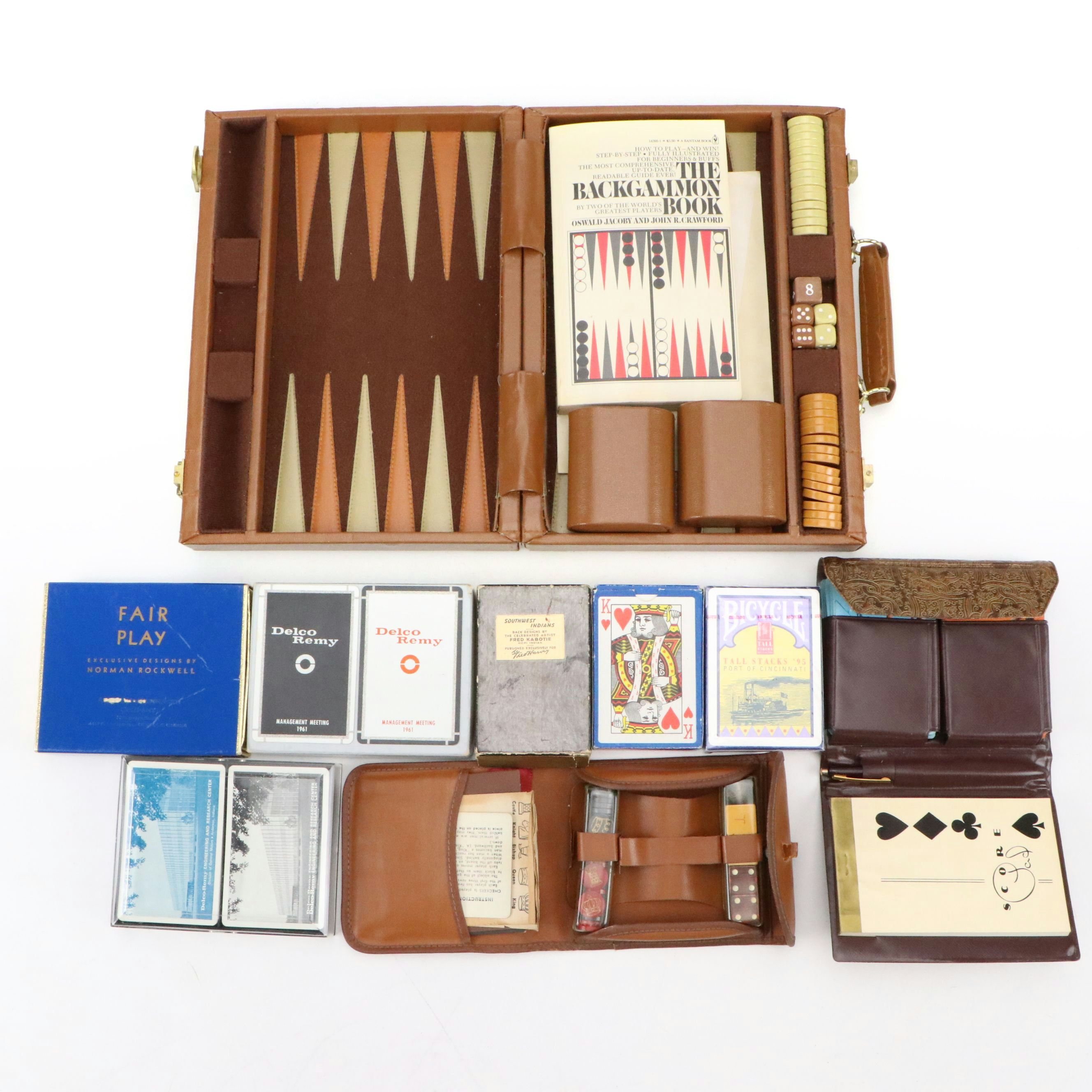 Bicycle, General Motors, Fred Harvey and More Playing Cards, Mid to Late 20th C.