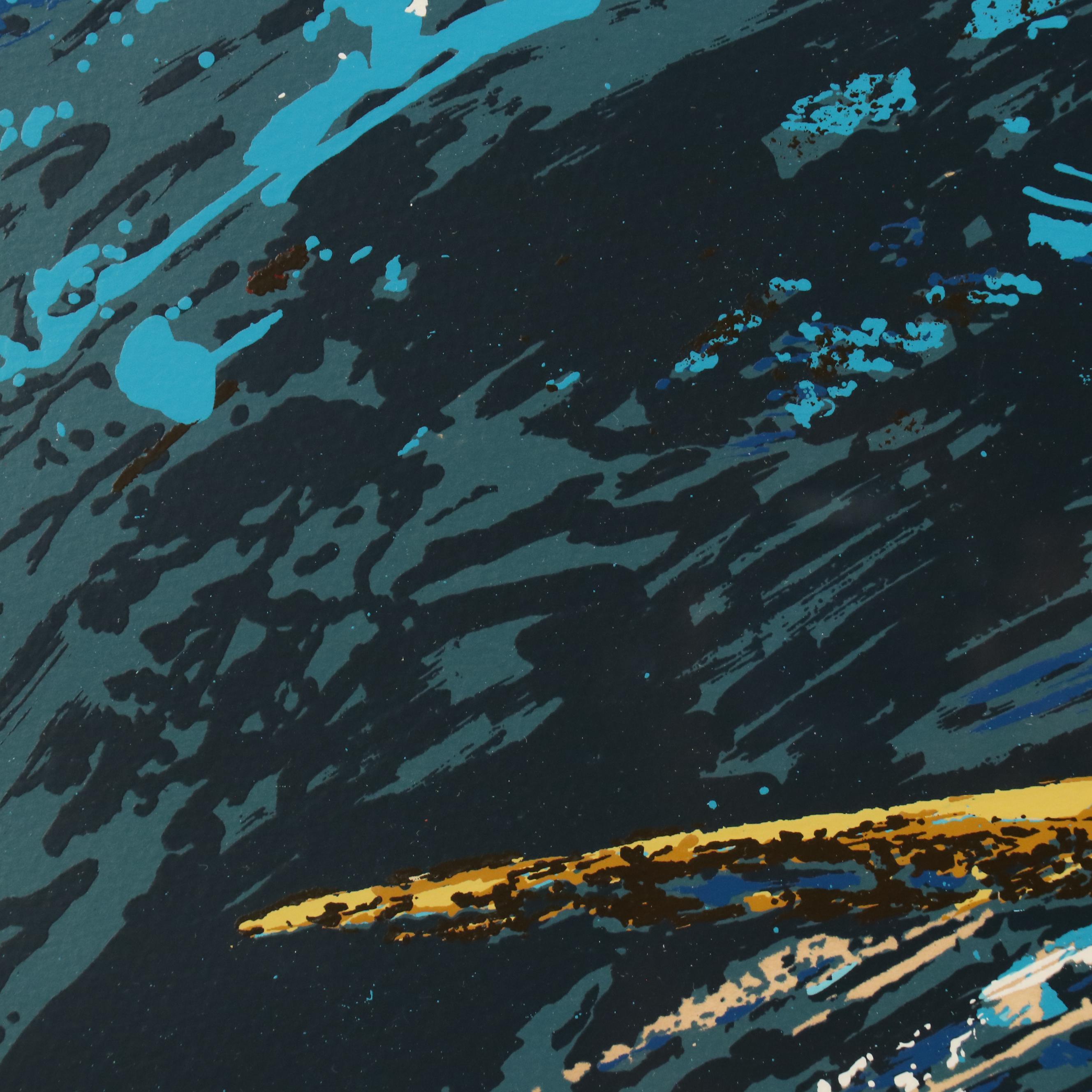 Leroy Neiman Signed Serigraph "Surfer," 1973