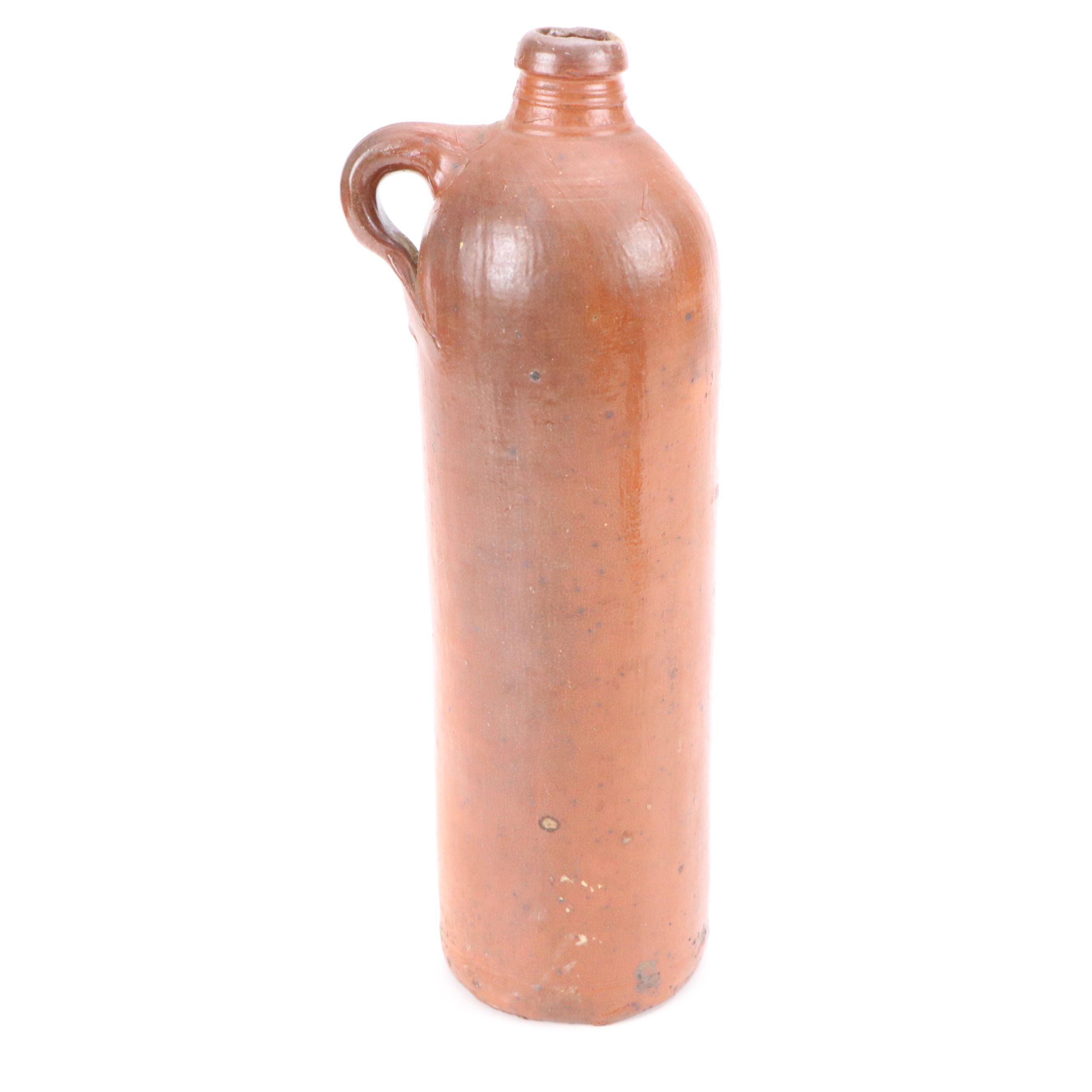 J. Friedrich Grosskarben German Stoneware Water Jugs, Late 19th Century