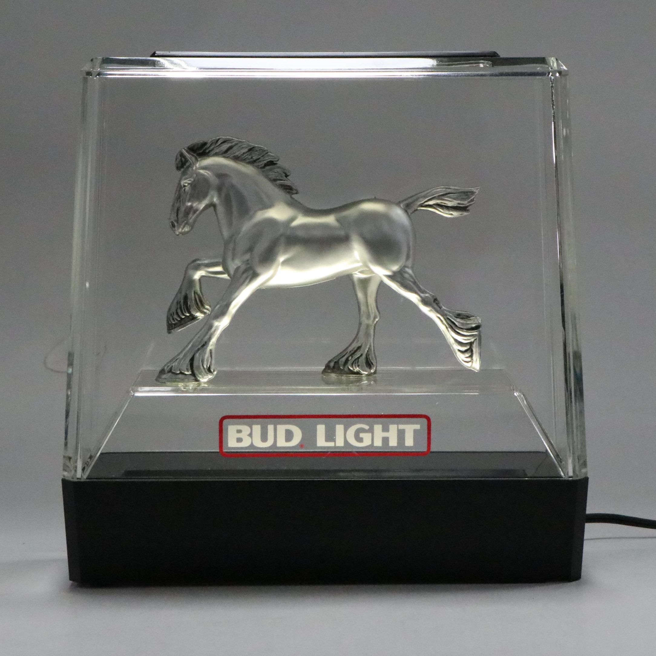 Budweiser Light Clydesdale Table Lamp
