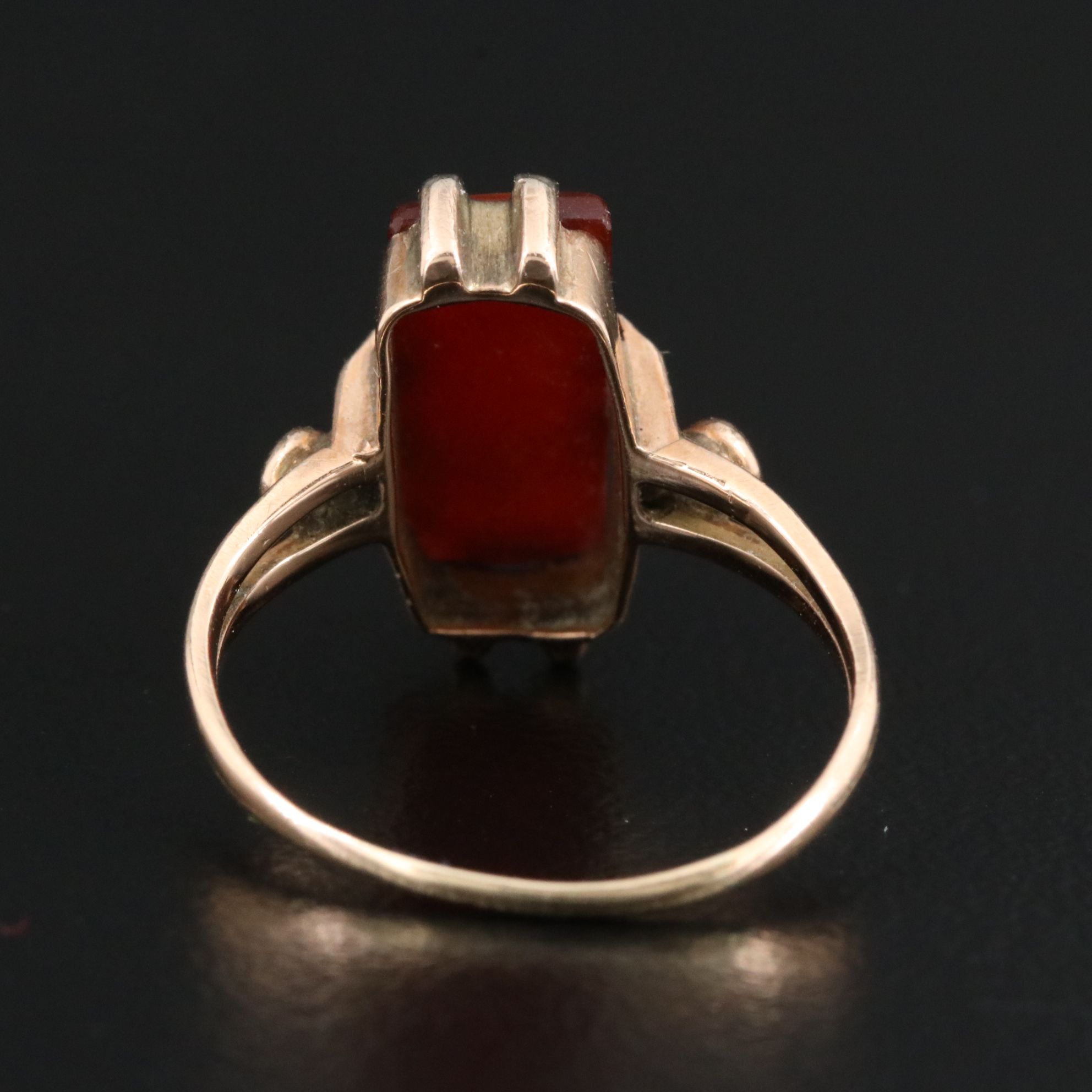 Vintage 14K Sardonyx Ring