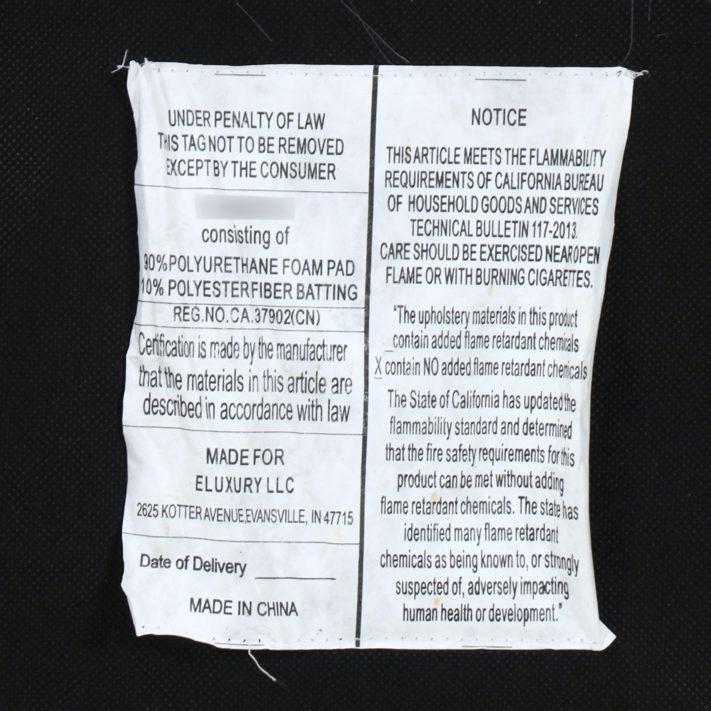 Contemporary Faux Fur and Gilt Metal Bench