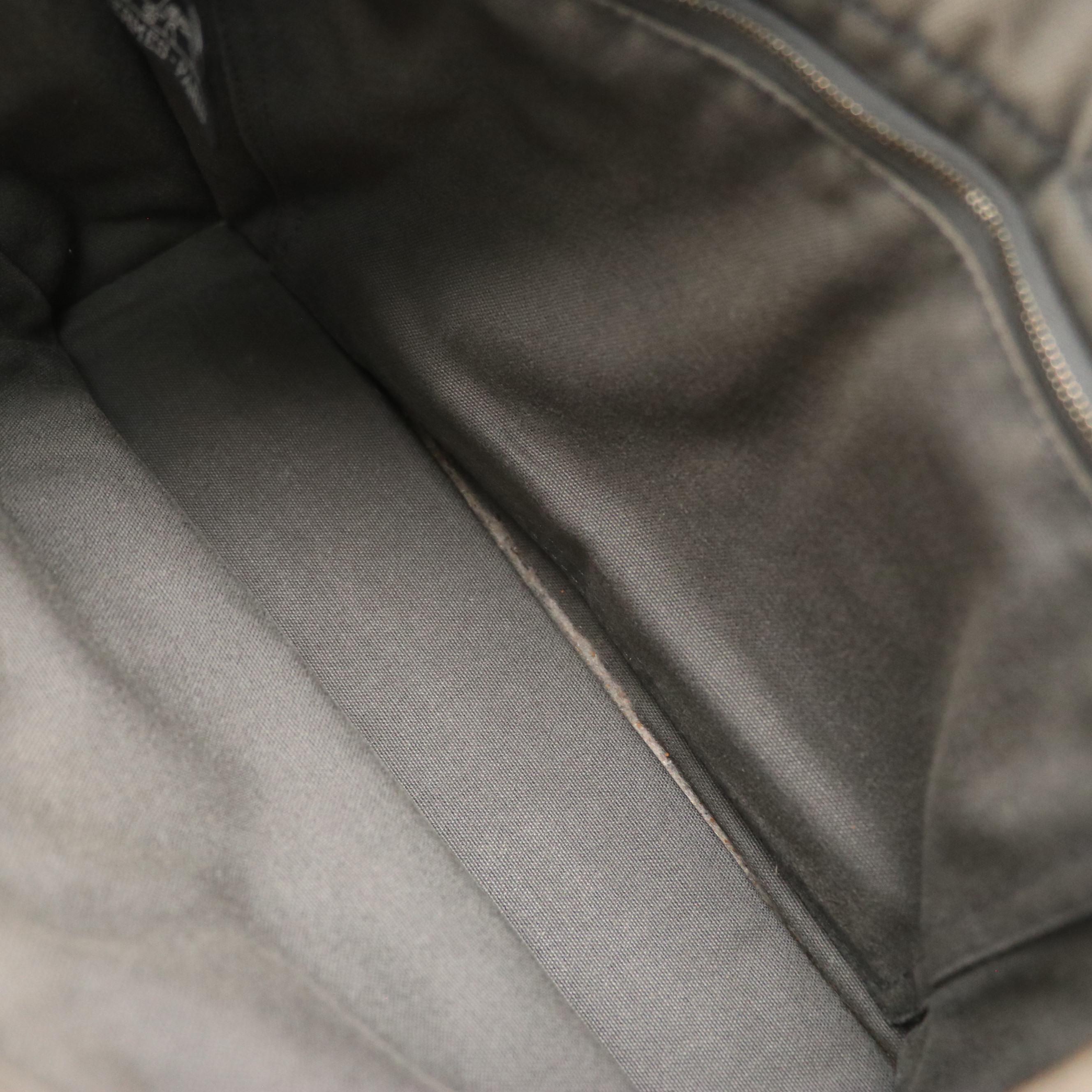 Hermès Fourre-Tout PM in Grey Cotton Canvas