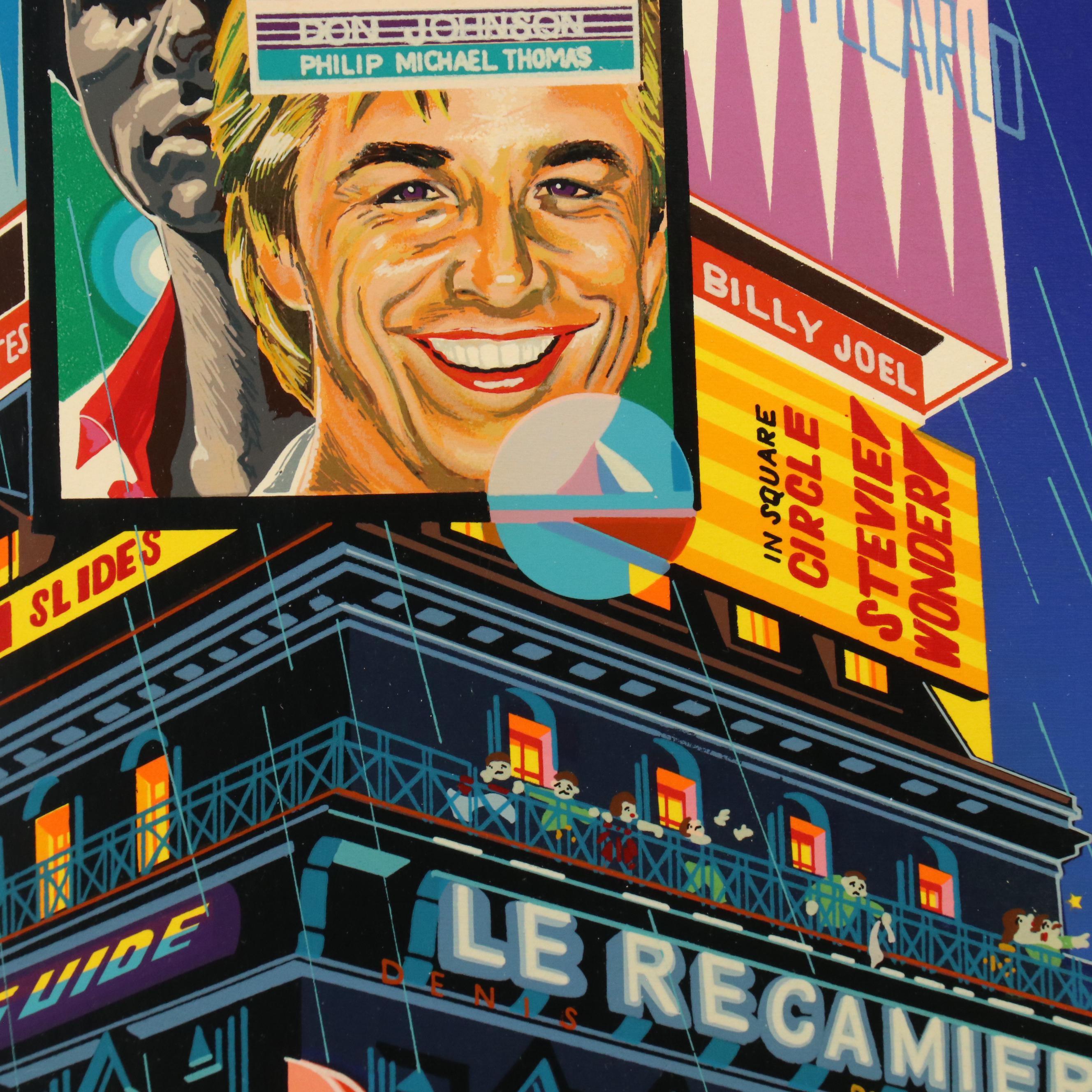 Hiro Yamagata Serigraph "Neon," 1986