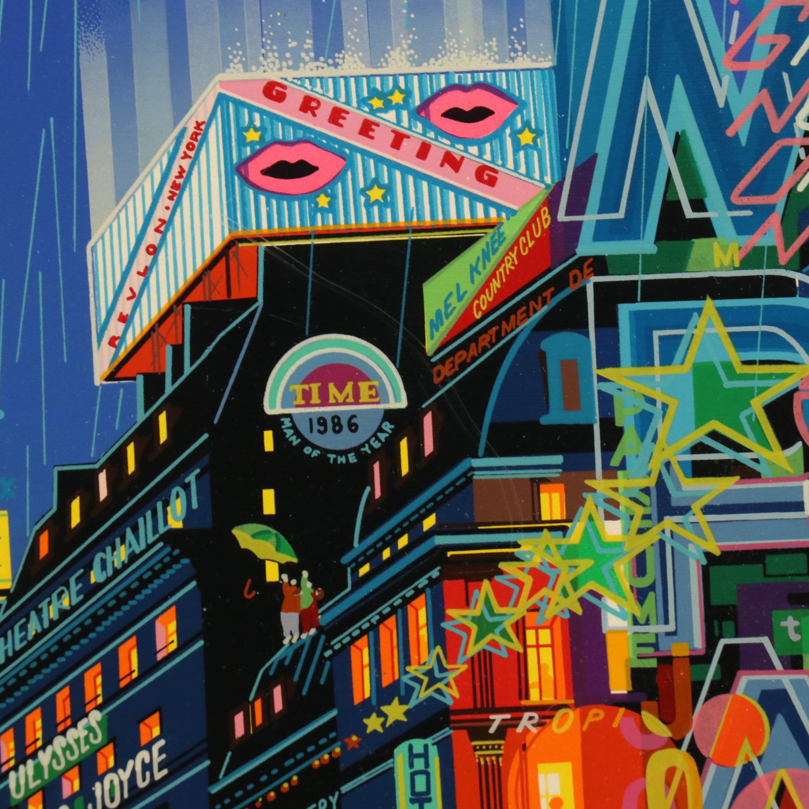 Hiro Yamagata Serigraph "Neon," 1986