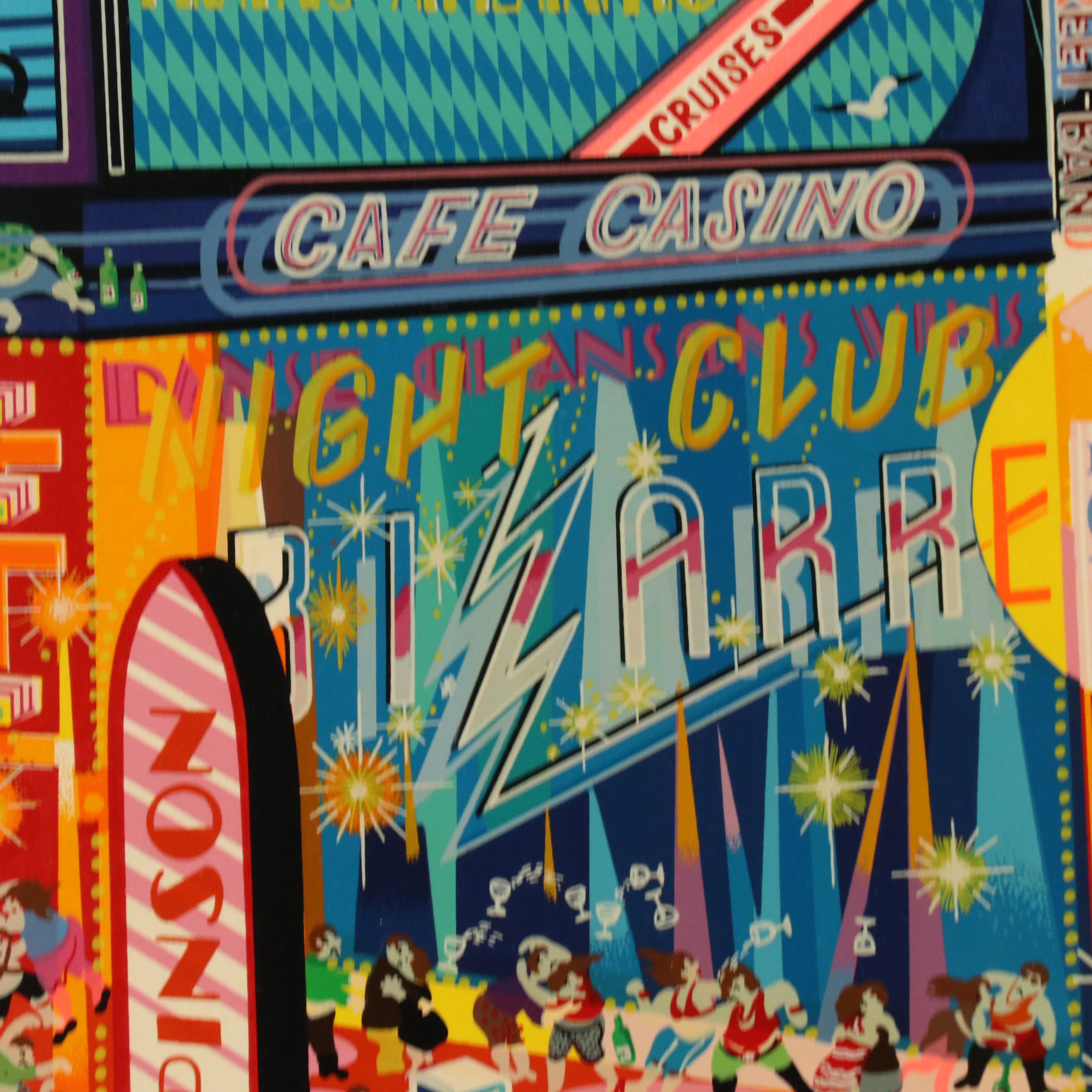 Hiro Yamagata Serigraph "Neon," 1986