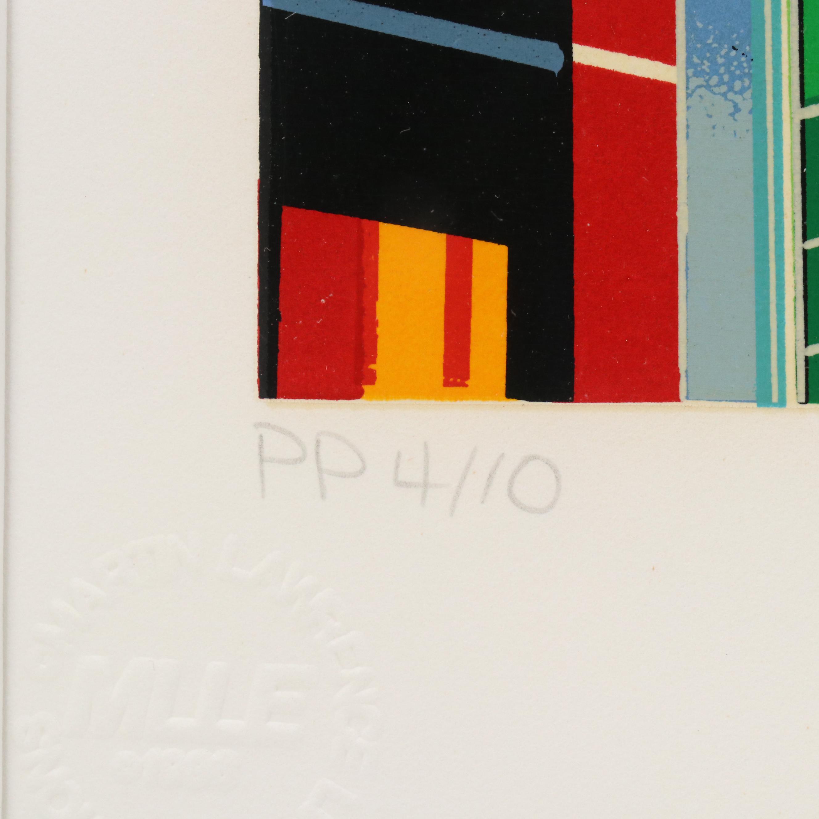 Hiro Yamagata Serigraph "Neon," 1986