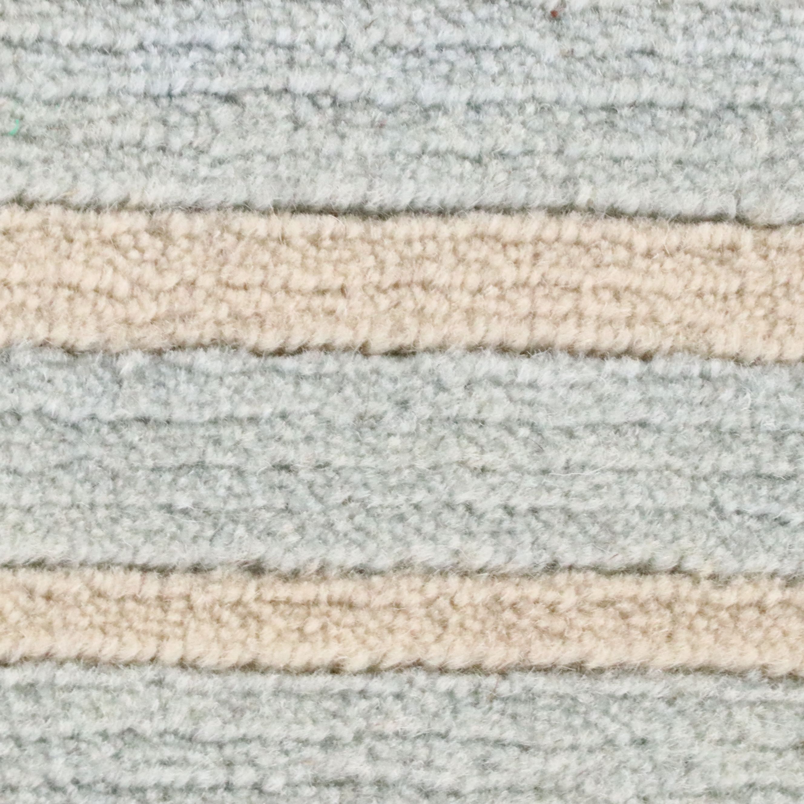 3'11 x 5'5 Hand-Knotted Indian Contemporary Area Rug