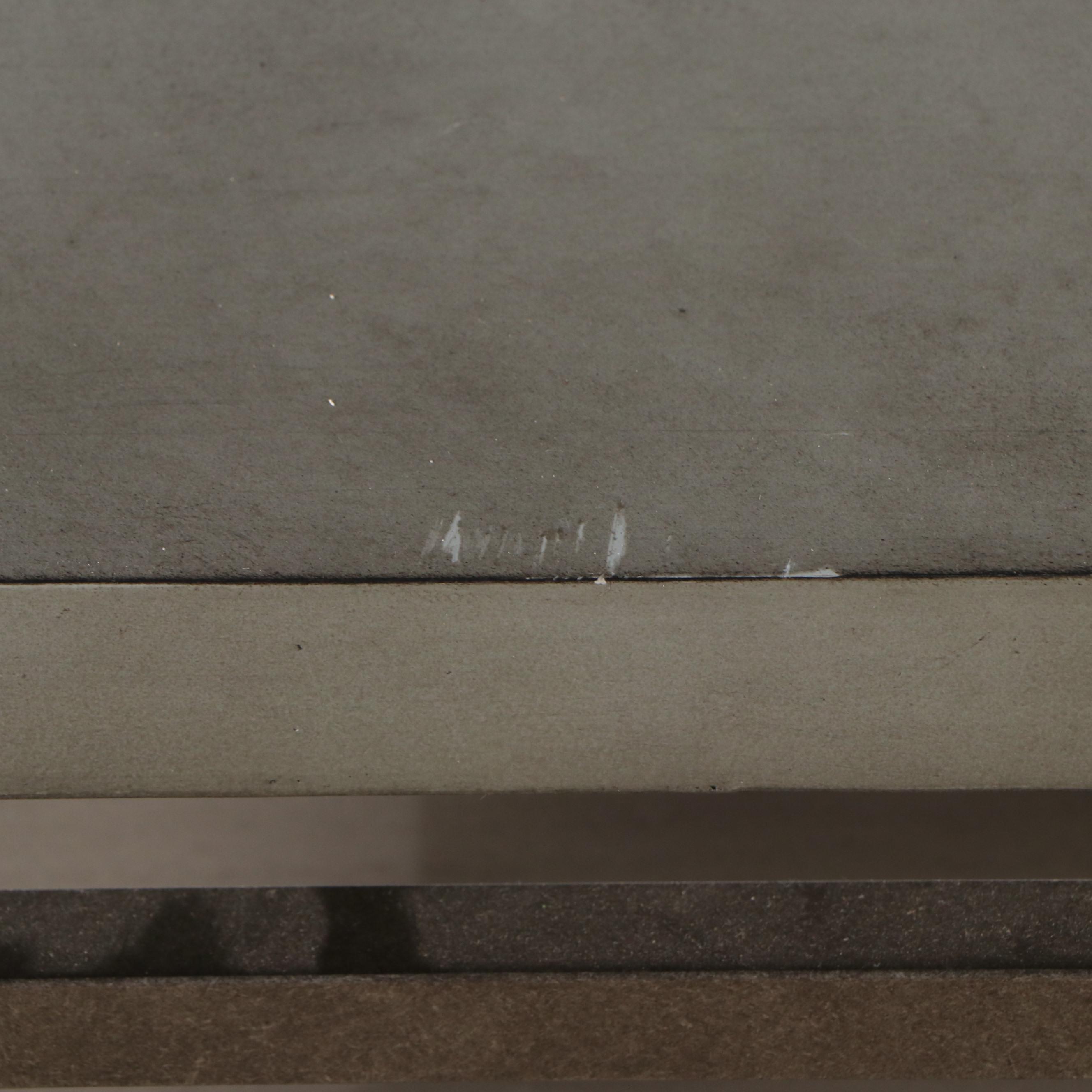 Universal Contemporary Wood and Metal Coffee Table with Storage