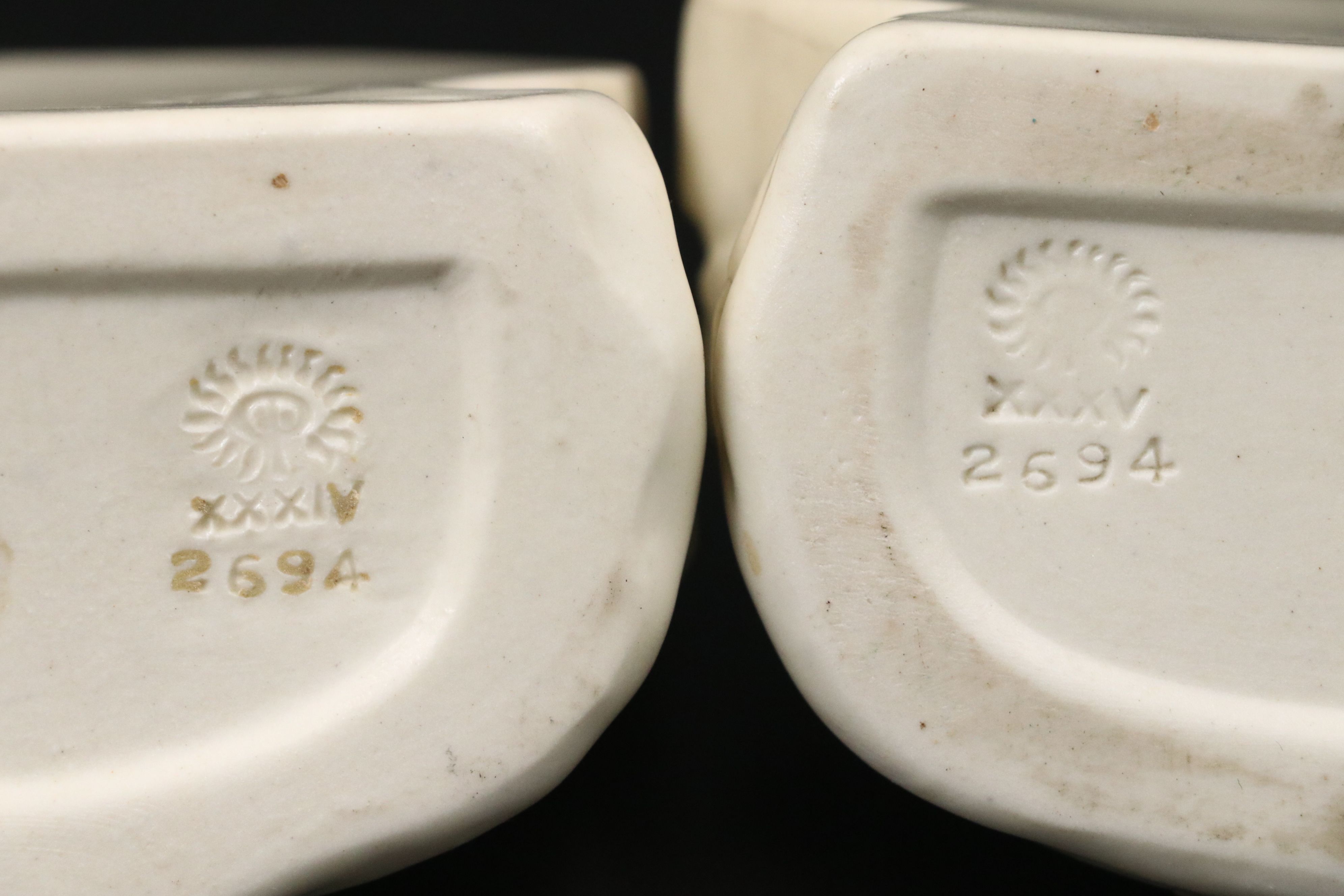 Rookwood Pottery Ship Bookends After William Purcell McDonald, 1934–1935