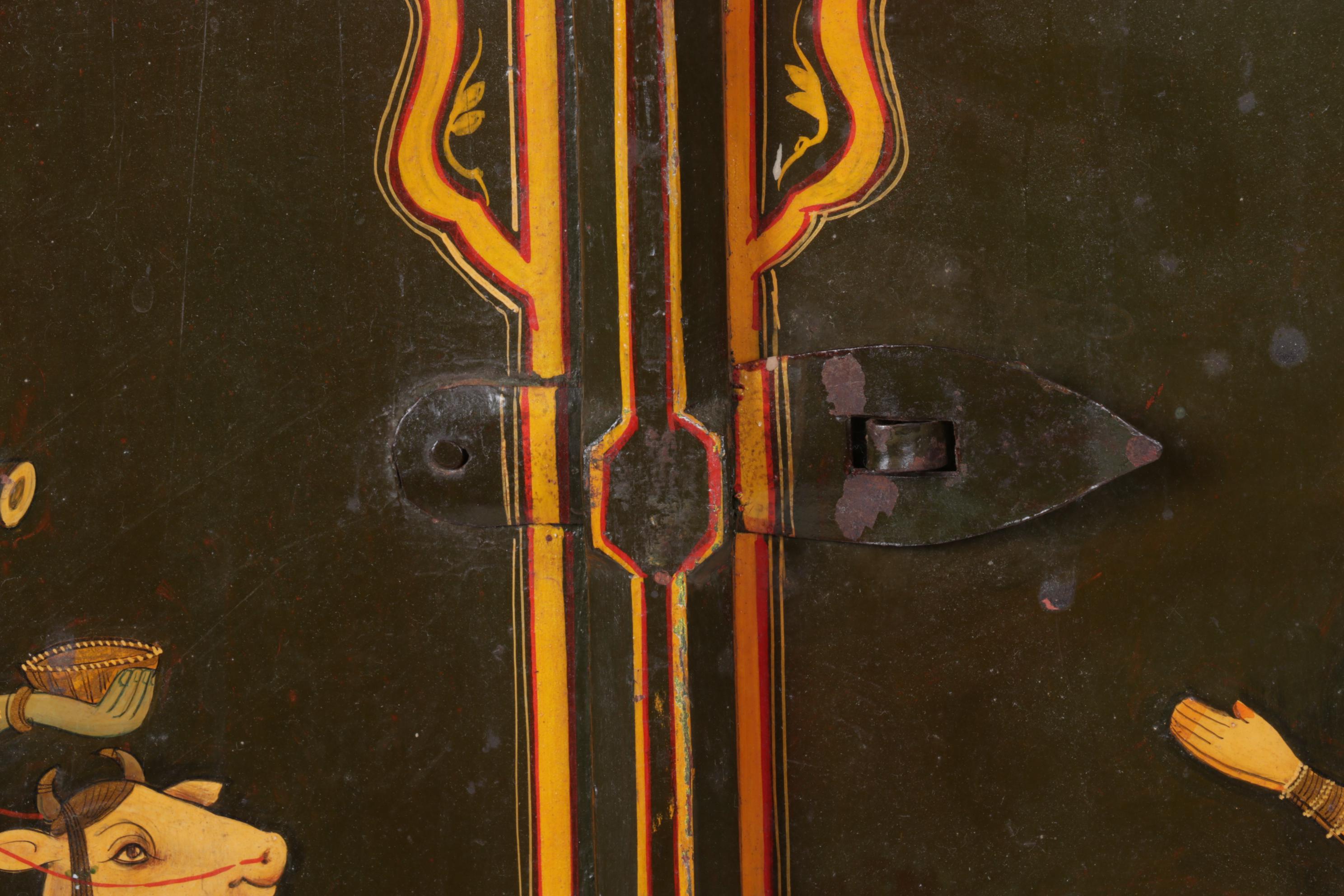 Handcrafted Wooden Jharokha Window Wall Décor of Lord Shiva and Mata Parvati