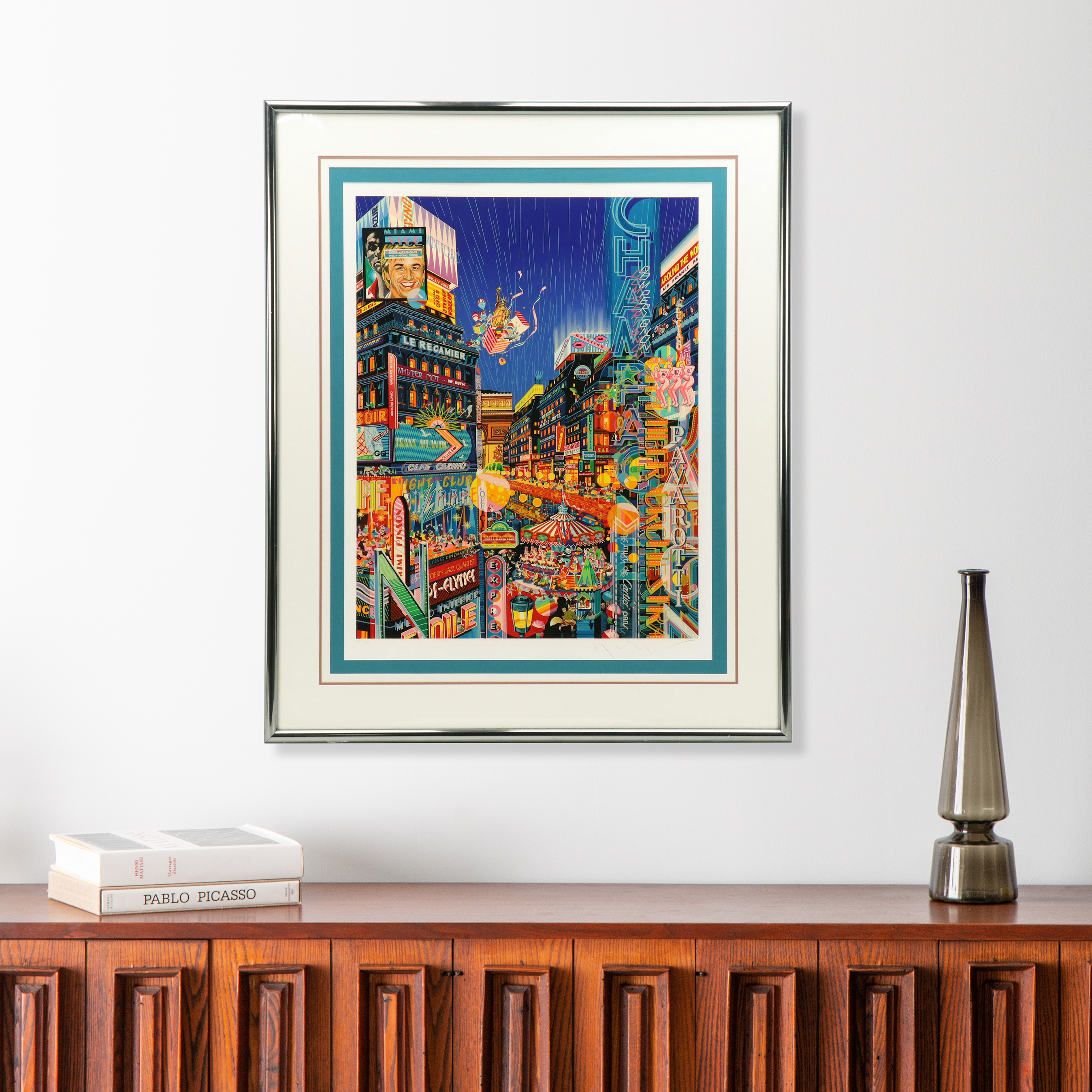 Hiro Yamagata Serigraph "Neon," 1986