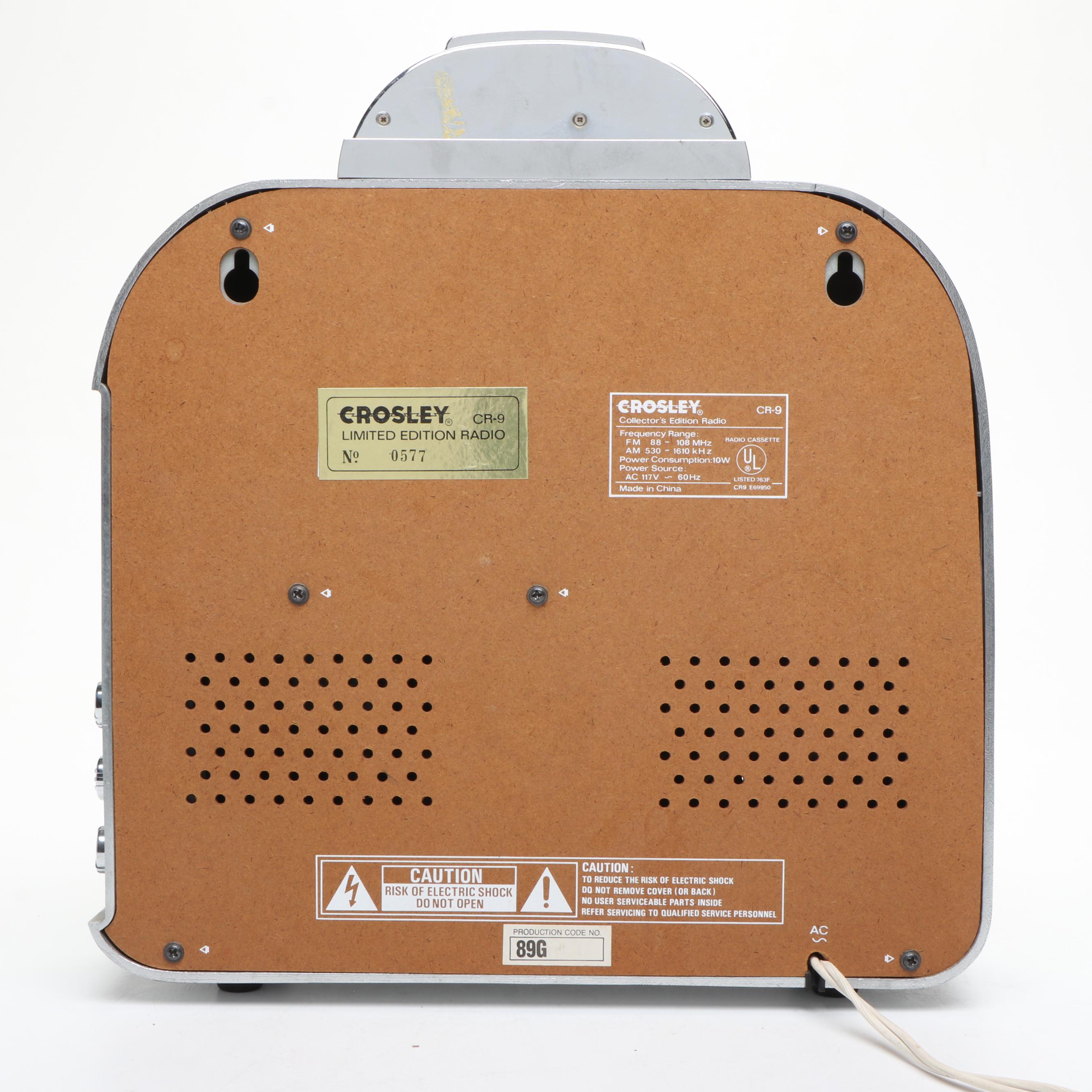 Crosley Collectors Edition CR-9 AM/FM Jukebox Radio