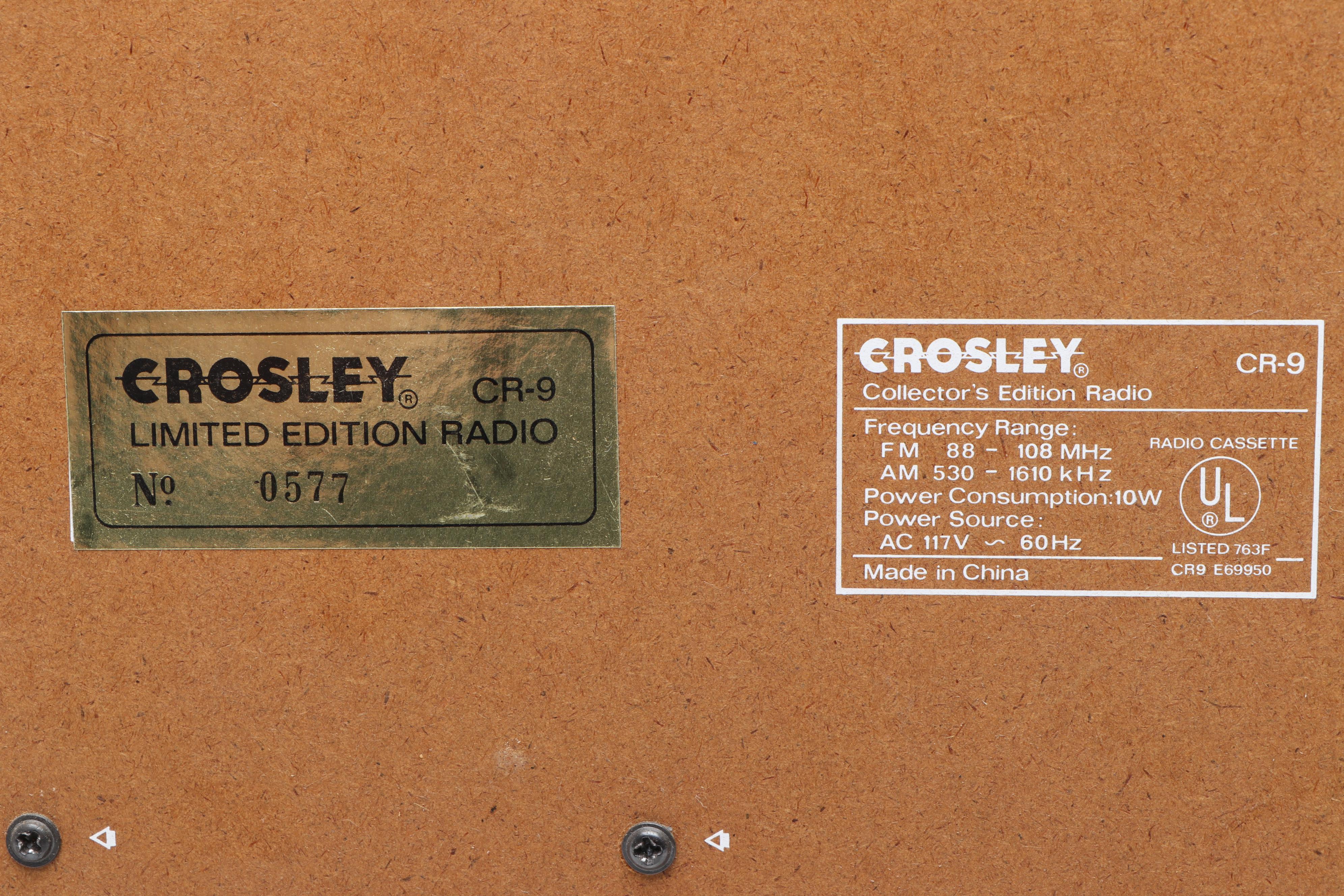 Crosley Collectors Edition CR-9 AM/FM Jukebox Radio