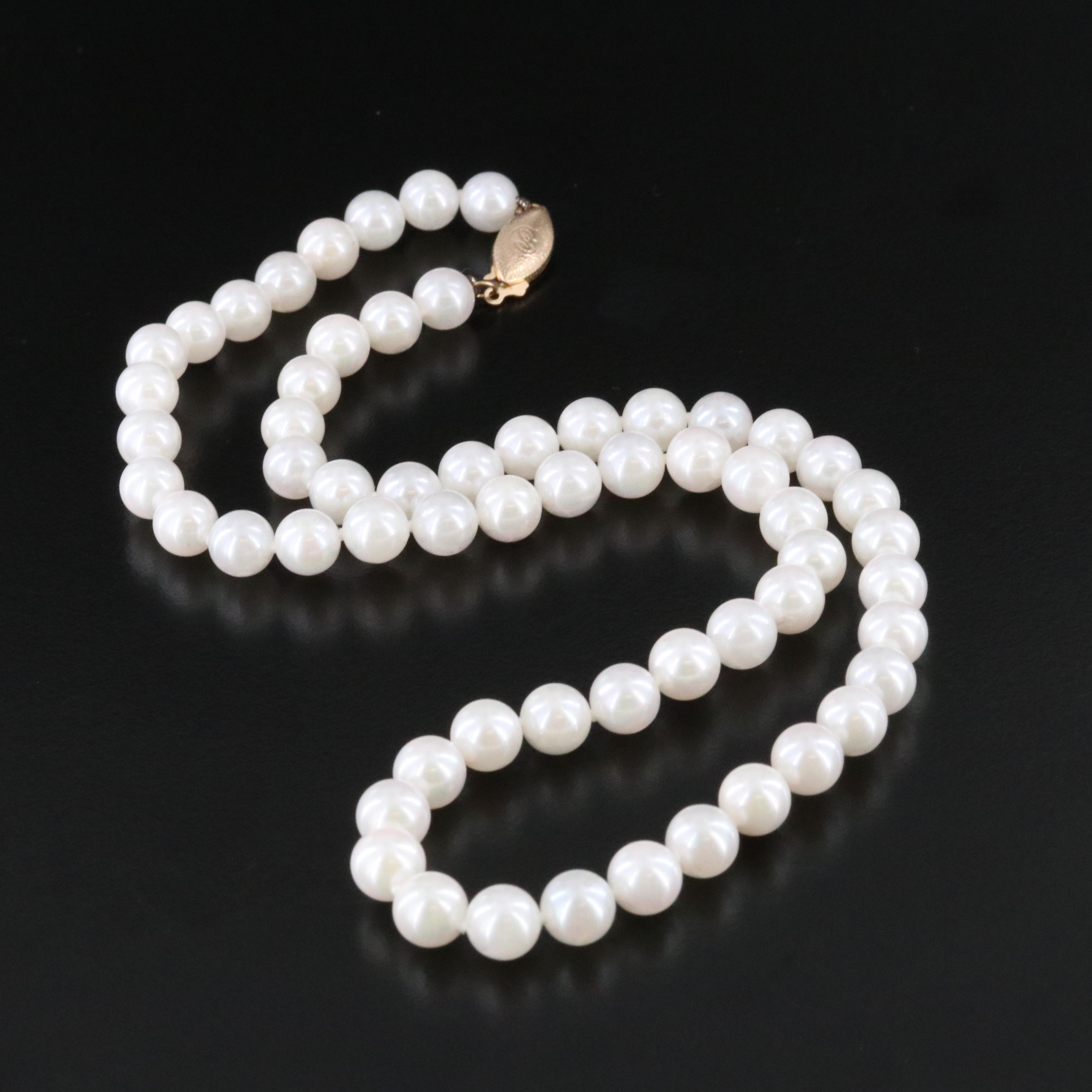 14K Pearl Necklace