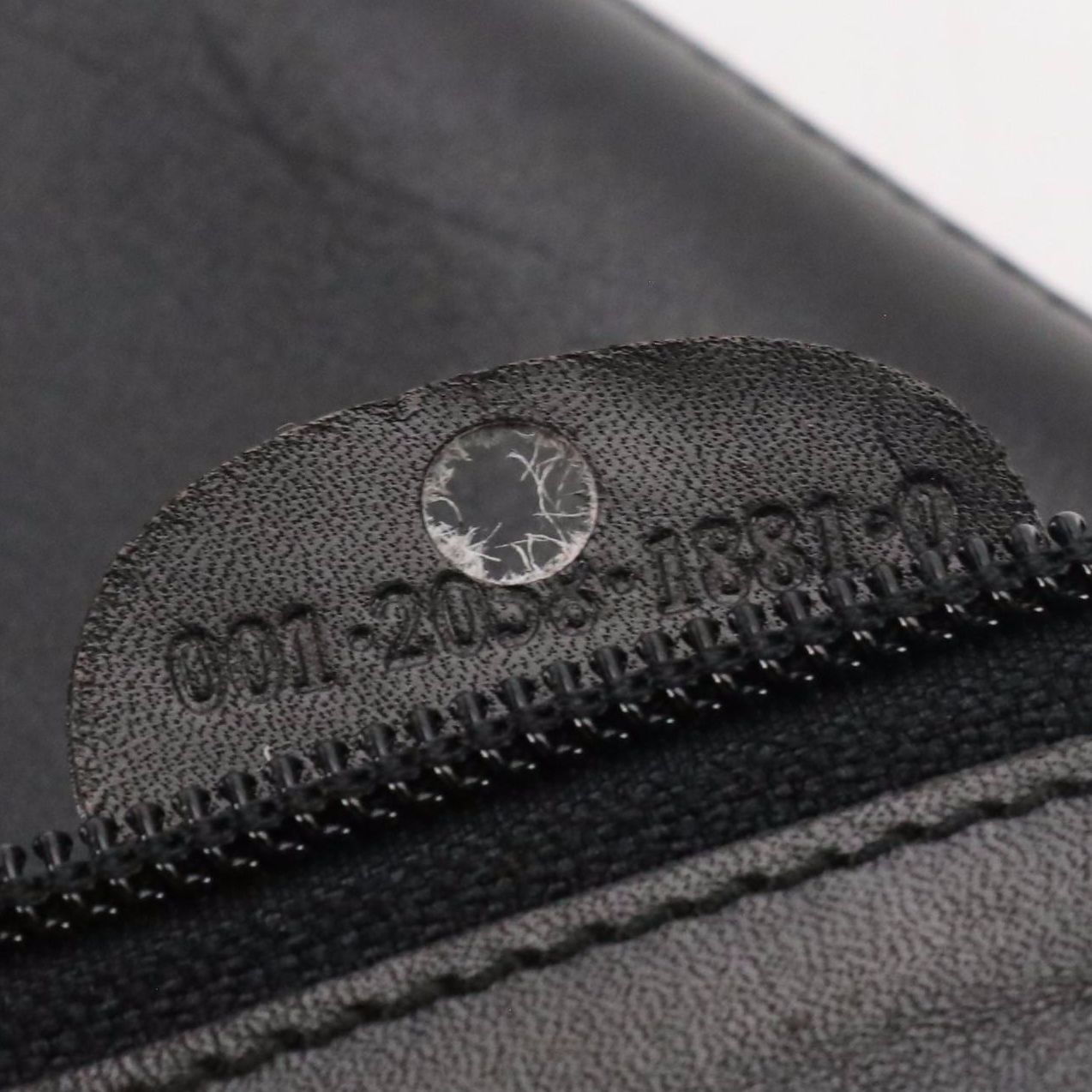 Gucci Bamboo Handle Vertical Shoulder Bag/Tote and Zip Pouch in Black Leather