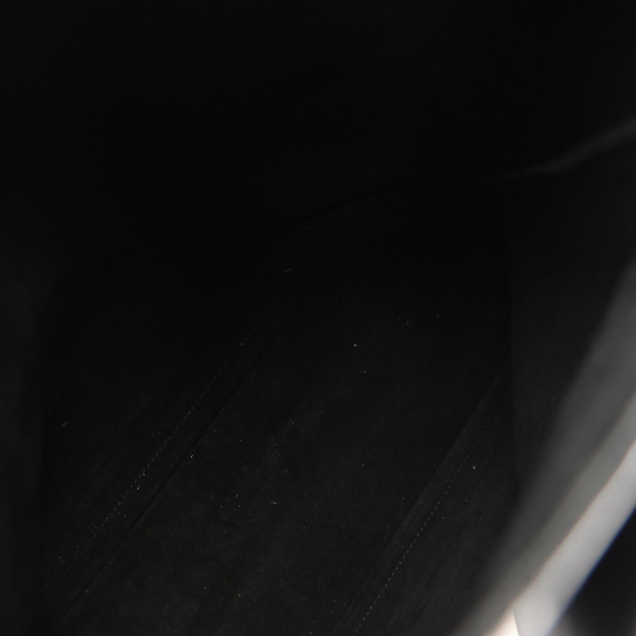 Gucci Bamboo Handle Vertical Shoulder Bag/Tote and Zip Pouch in Black Leather