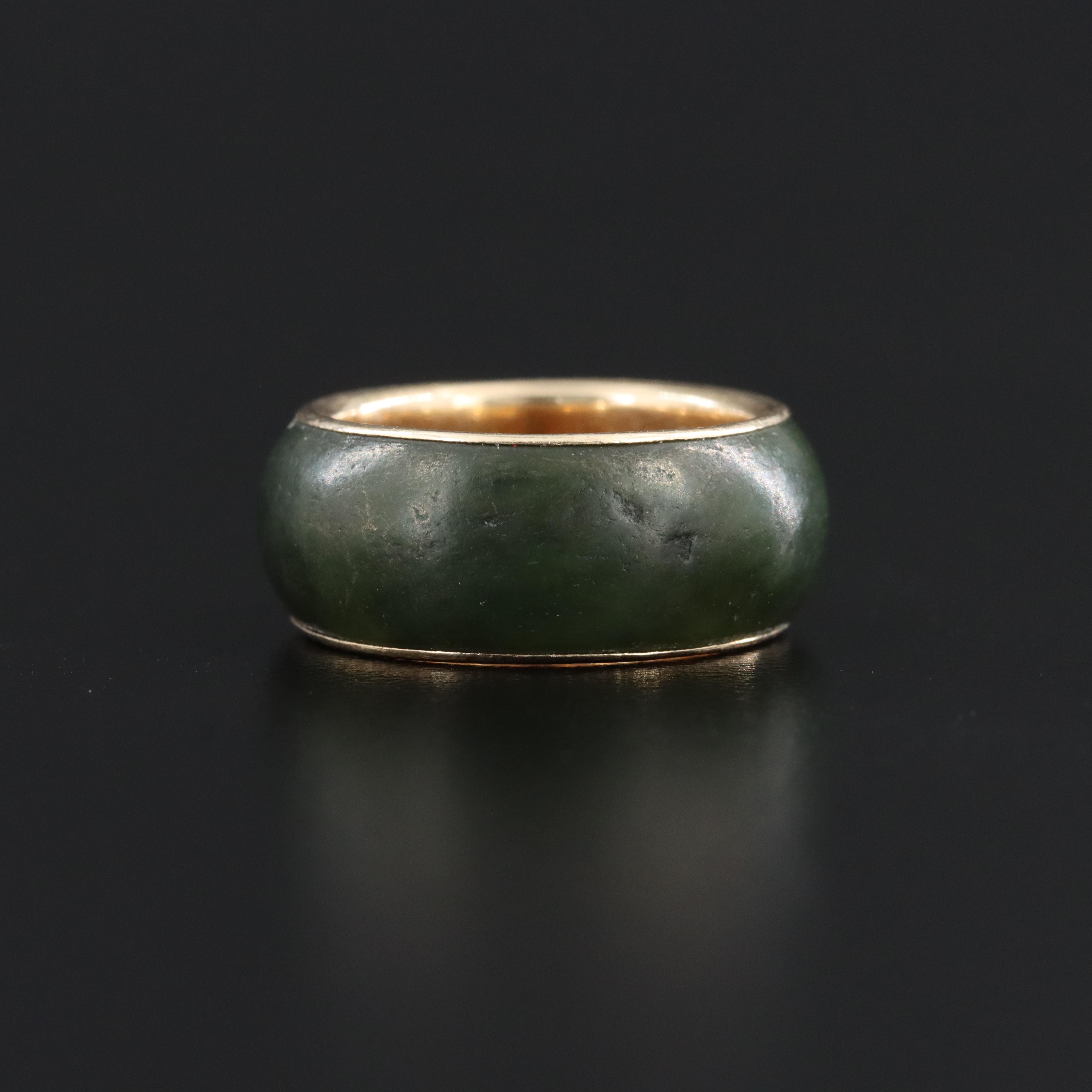 14K Nephrite Band