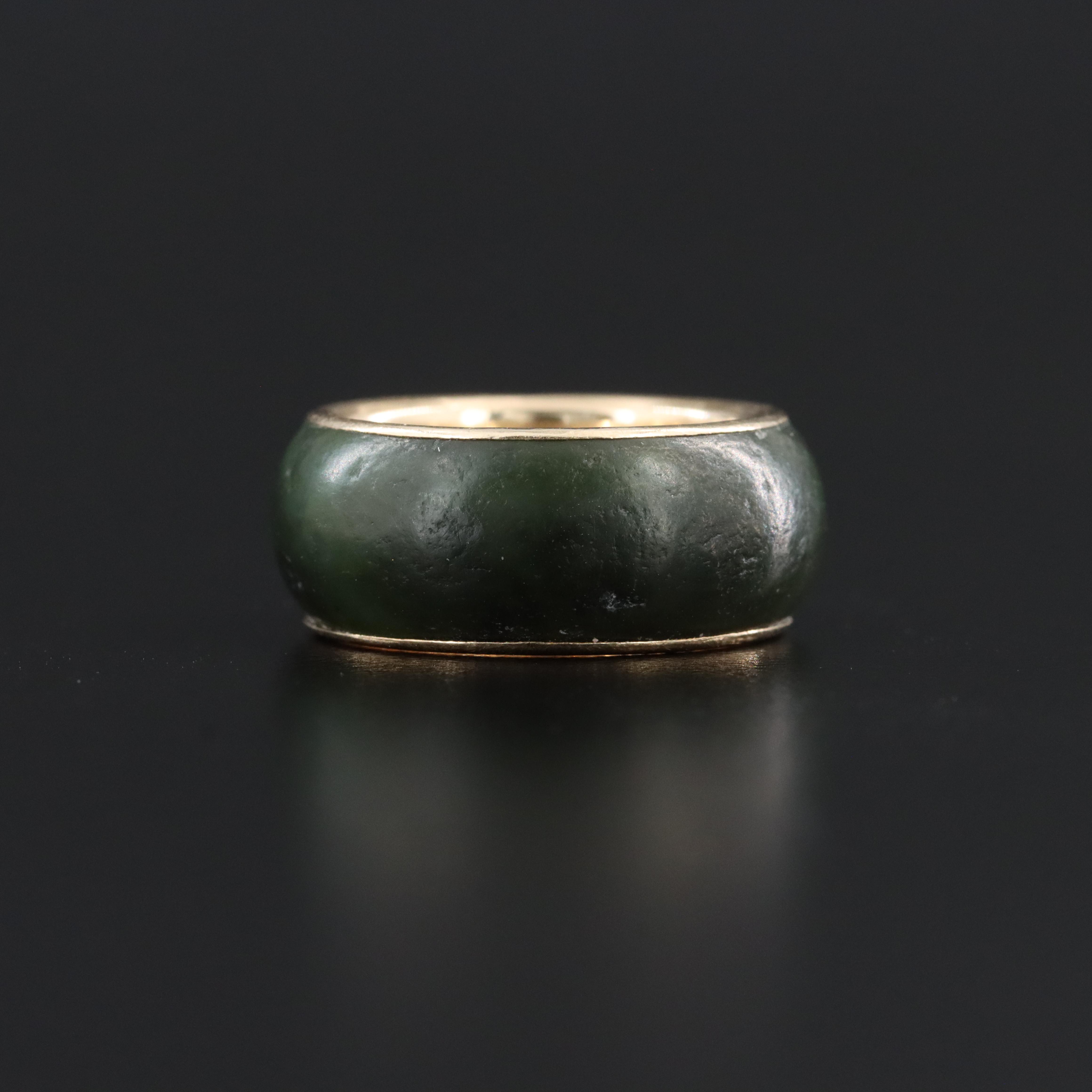 14K Nephrite Band
