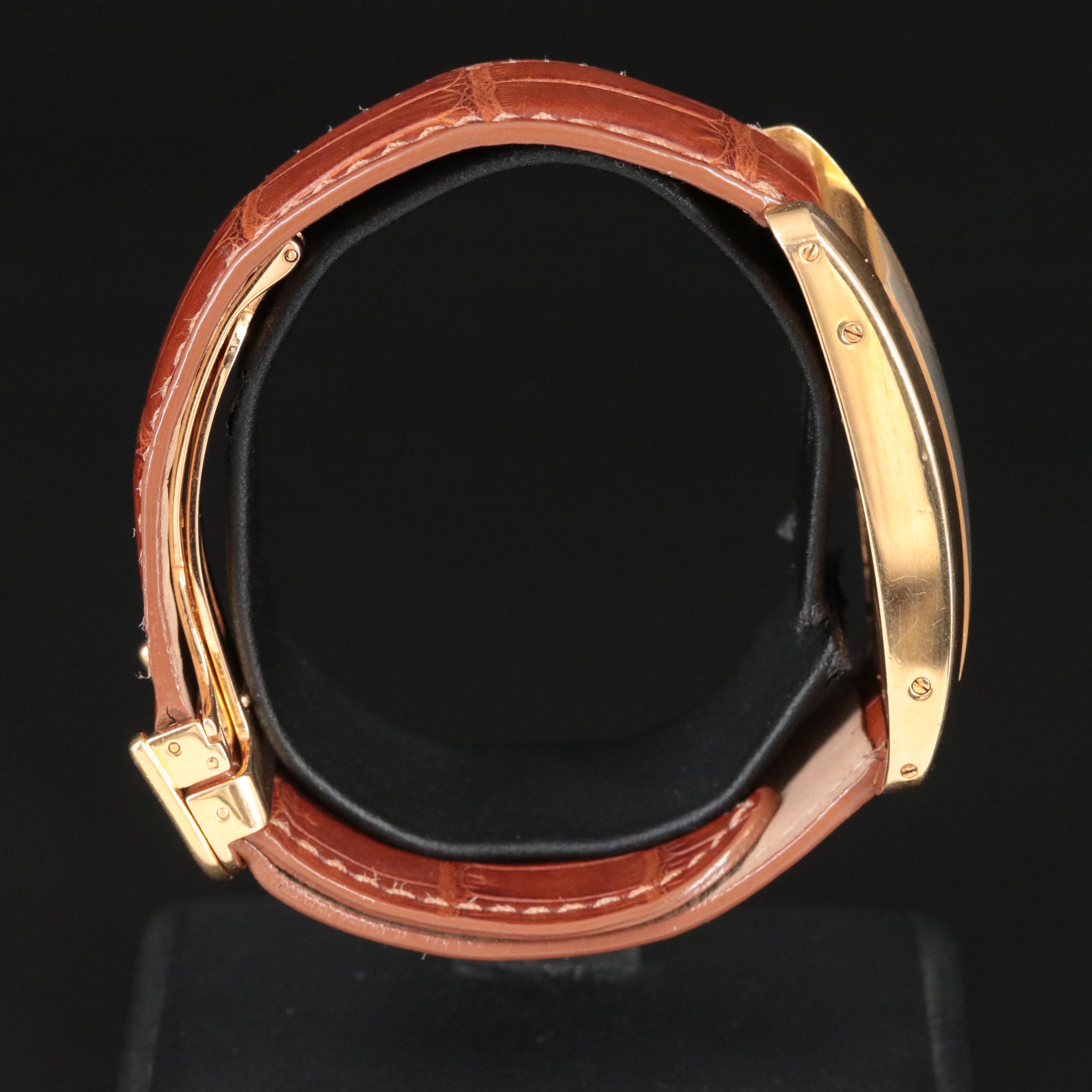 Cartier Tank Américaine 18K Gold Chronograph Watch