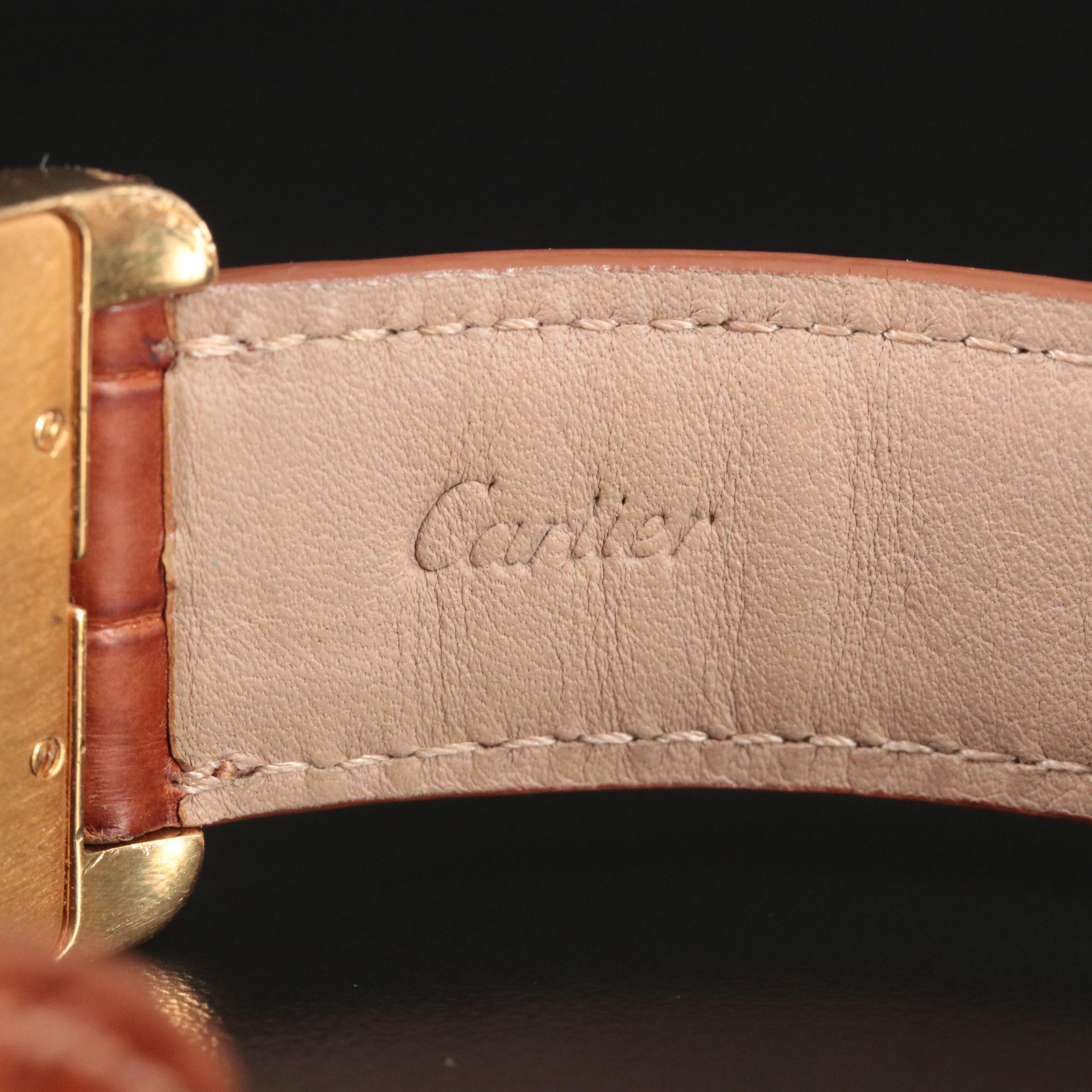 Cartier Tank Américaine 18K Gold Chronograph Watch