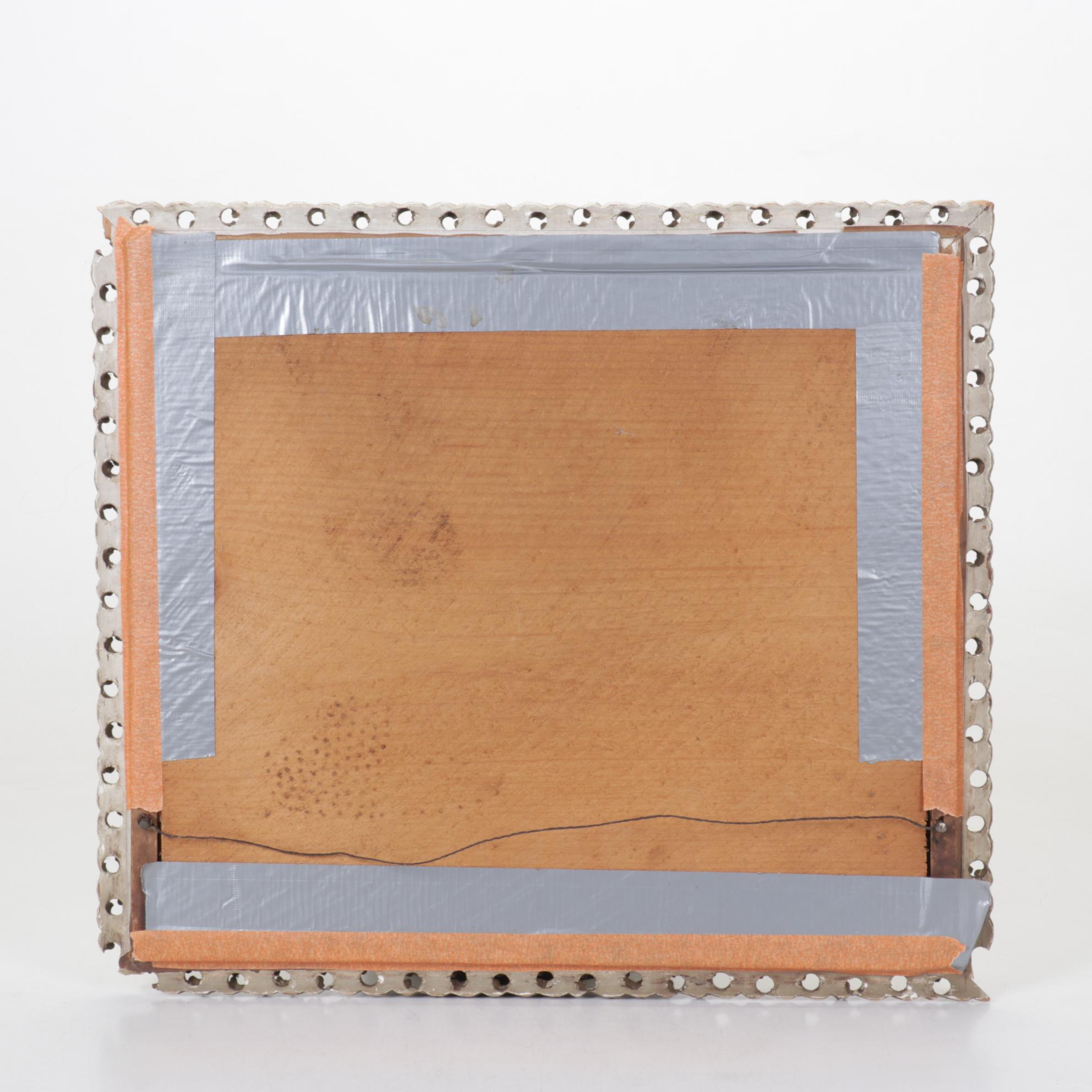 Sepia Toned Lithograph After Henri Lerolle "Arrival Of The Shepherds", 1915