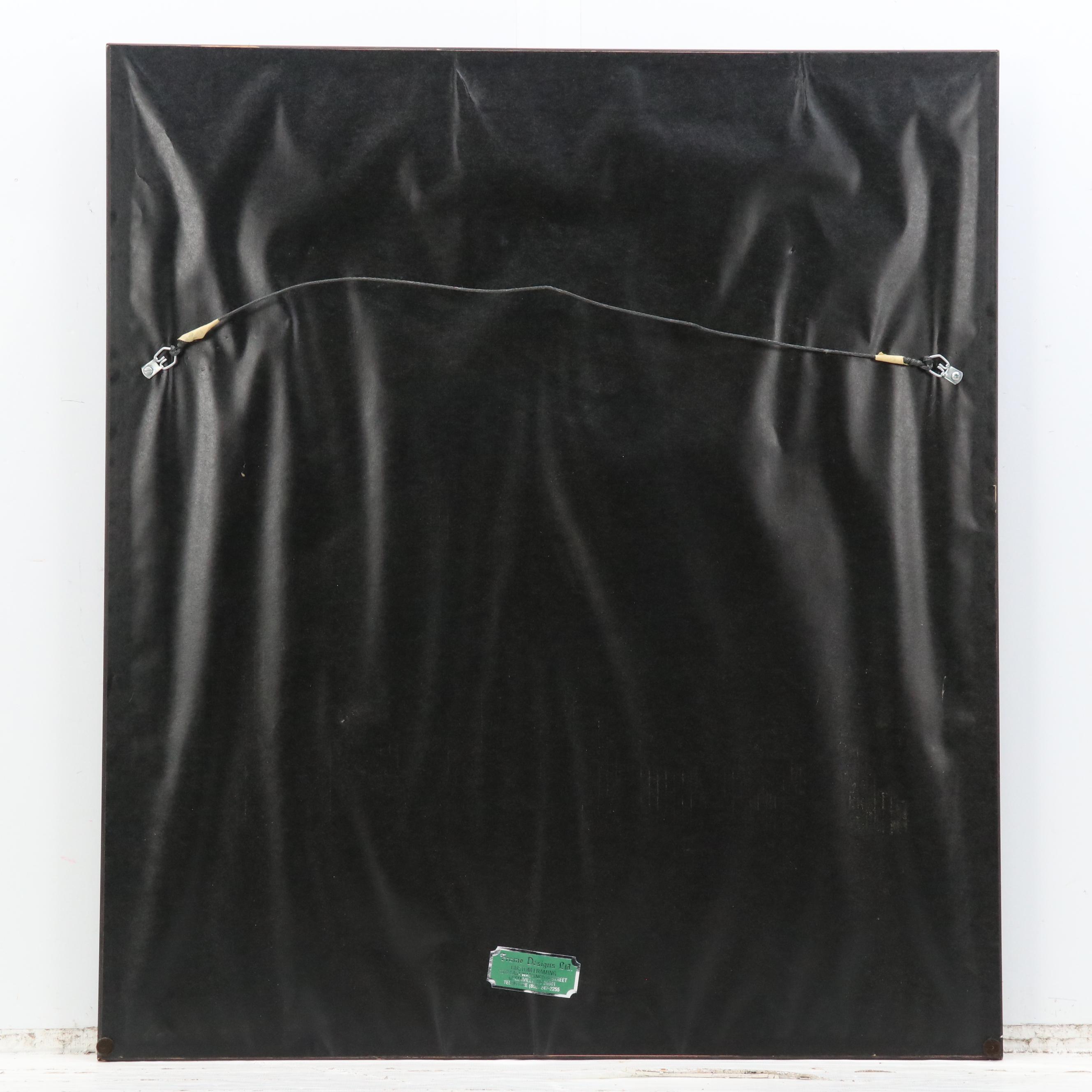 Thomas Pradzynski Serigraph of a Parisian Window, Early 21st Century