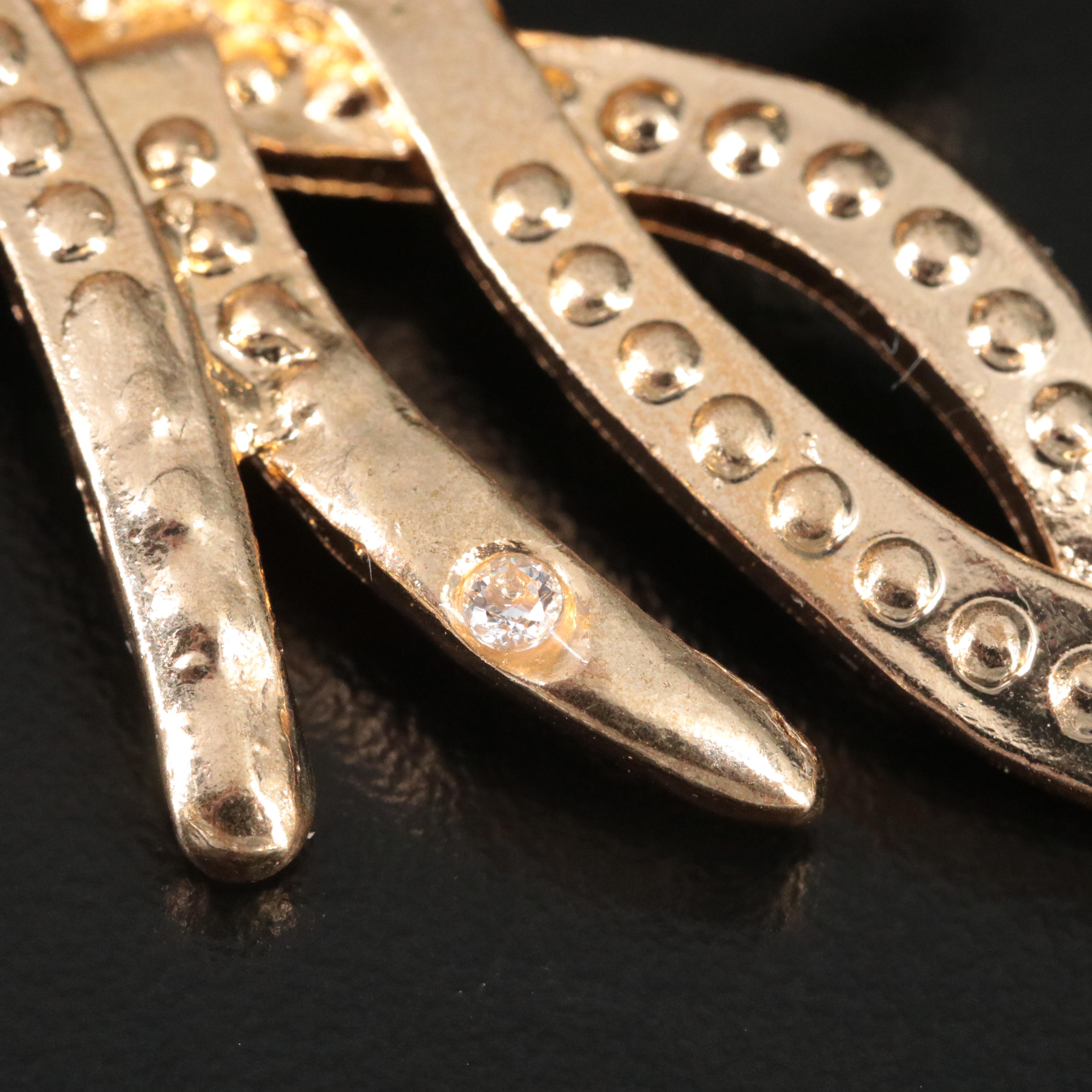 Rhinestone Parrot Brooch