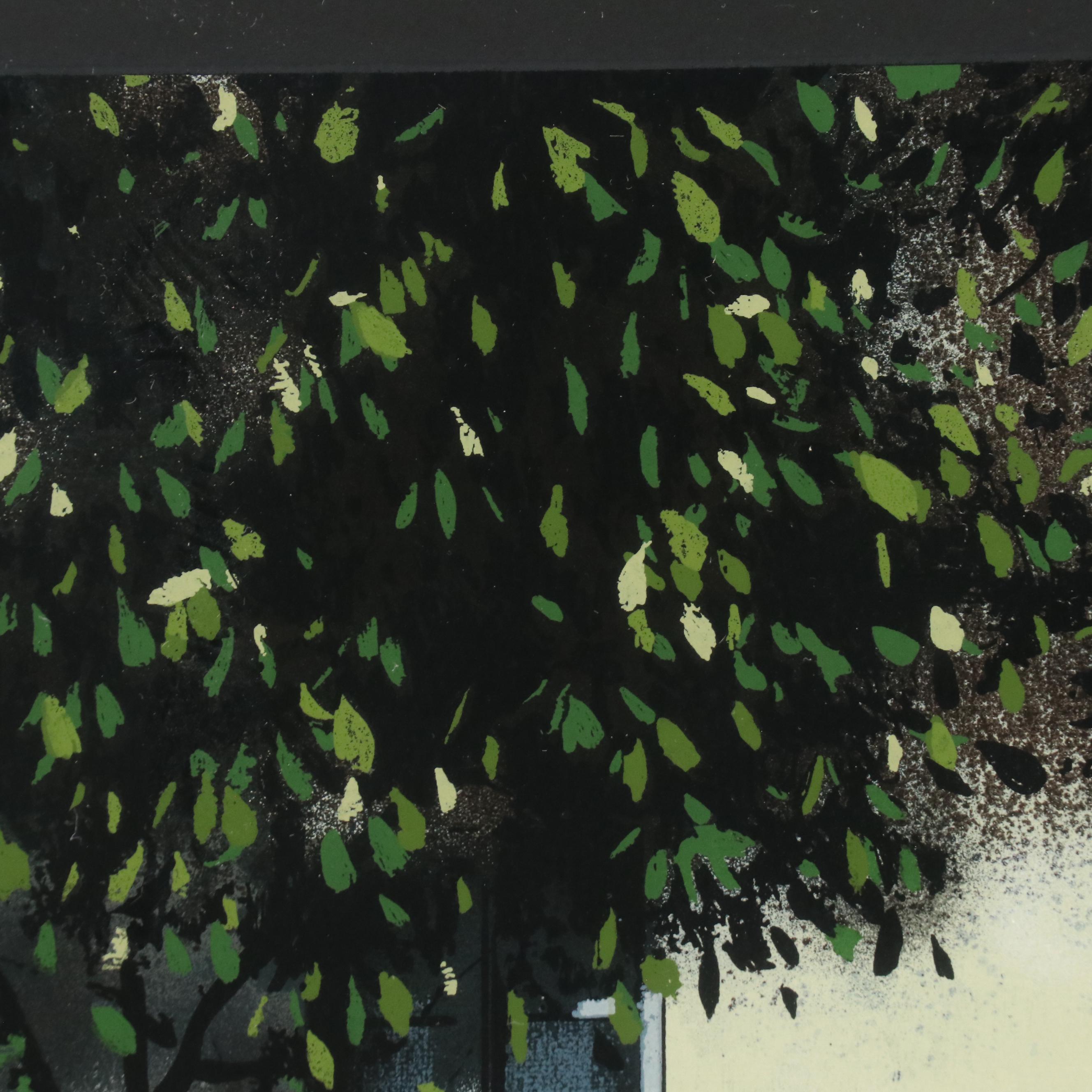 Thomas Pradzynski Serigraph "A Tribalt Tailleur," Late 20th Century